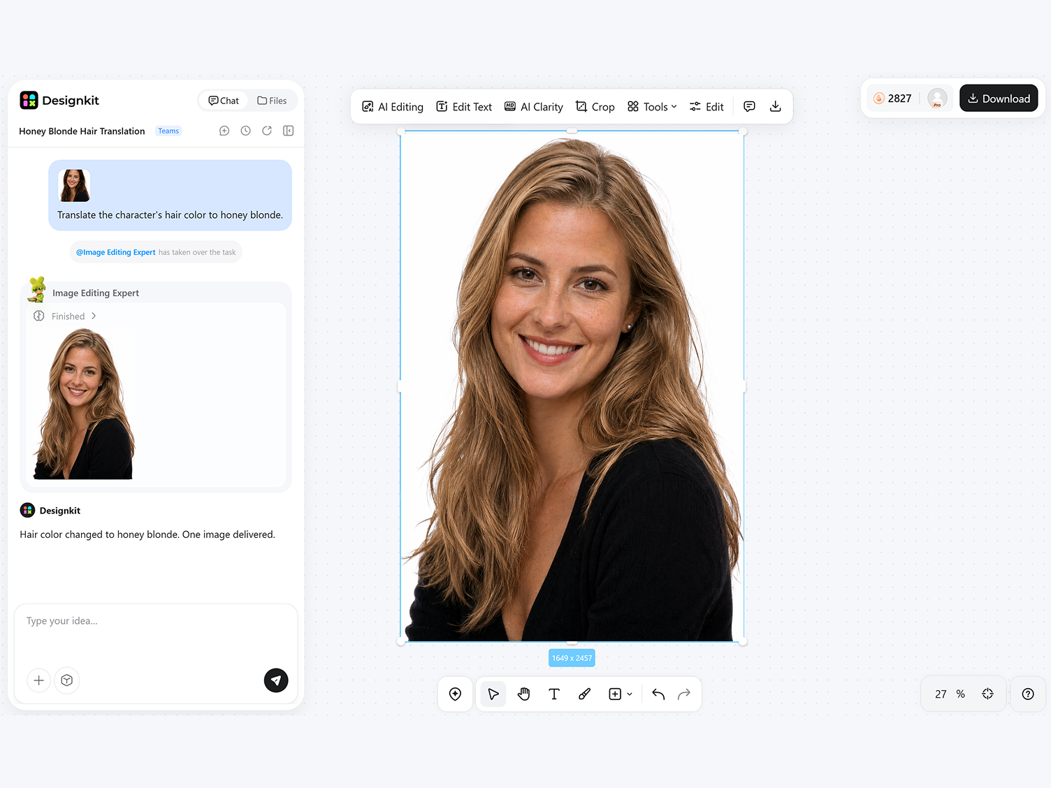 How to Change Hair Color With AI