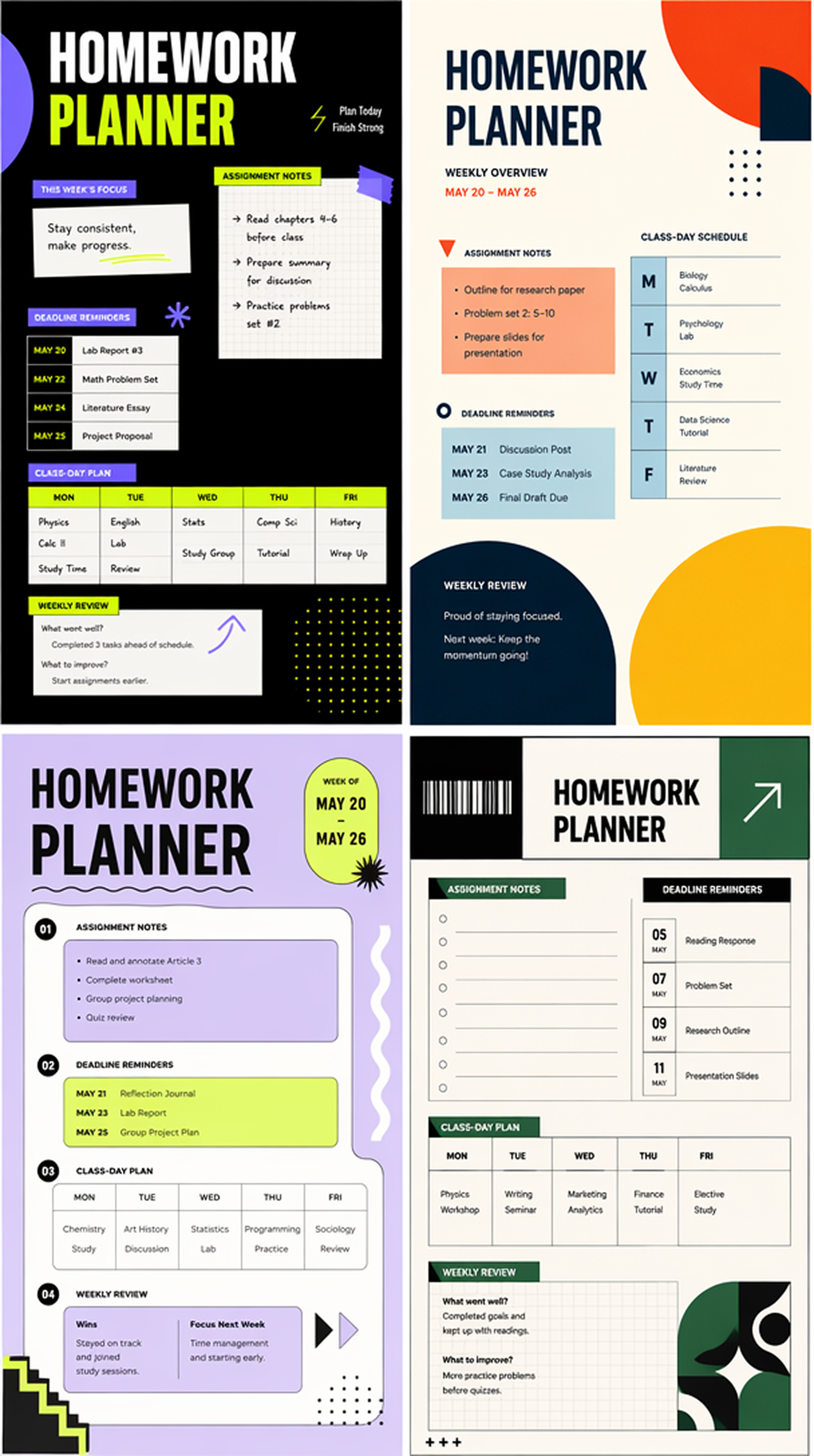Homework Planner