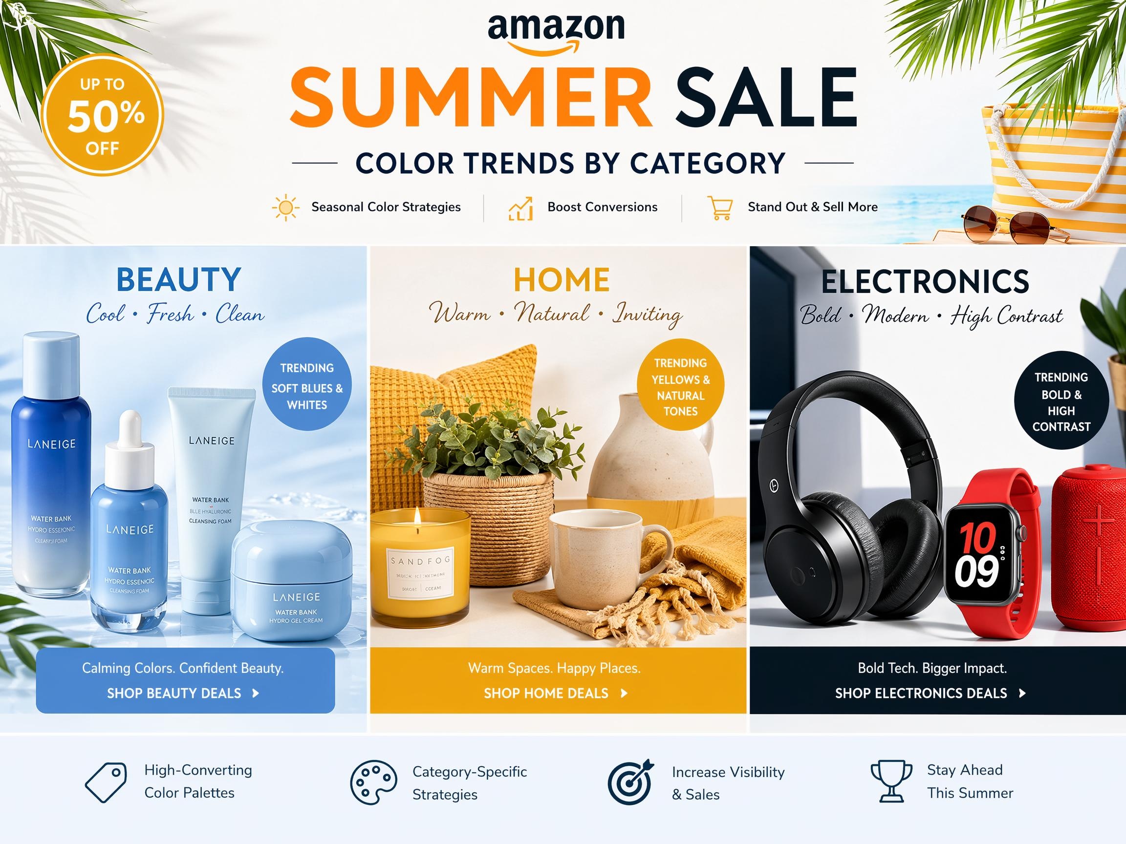 Amazon Summer Sale Listing Design Trends