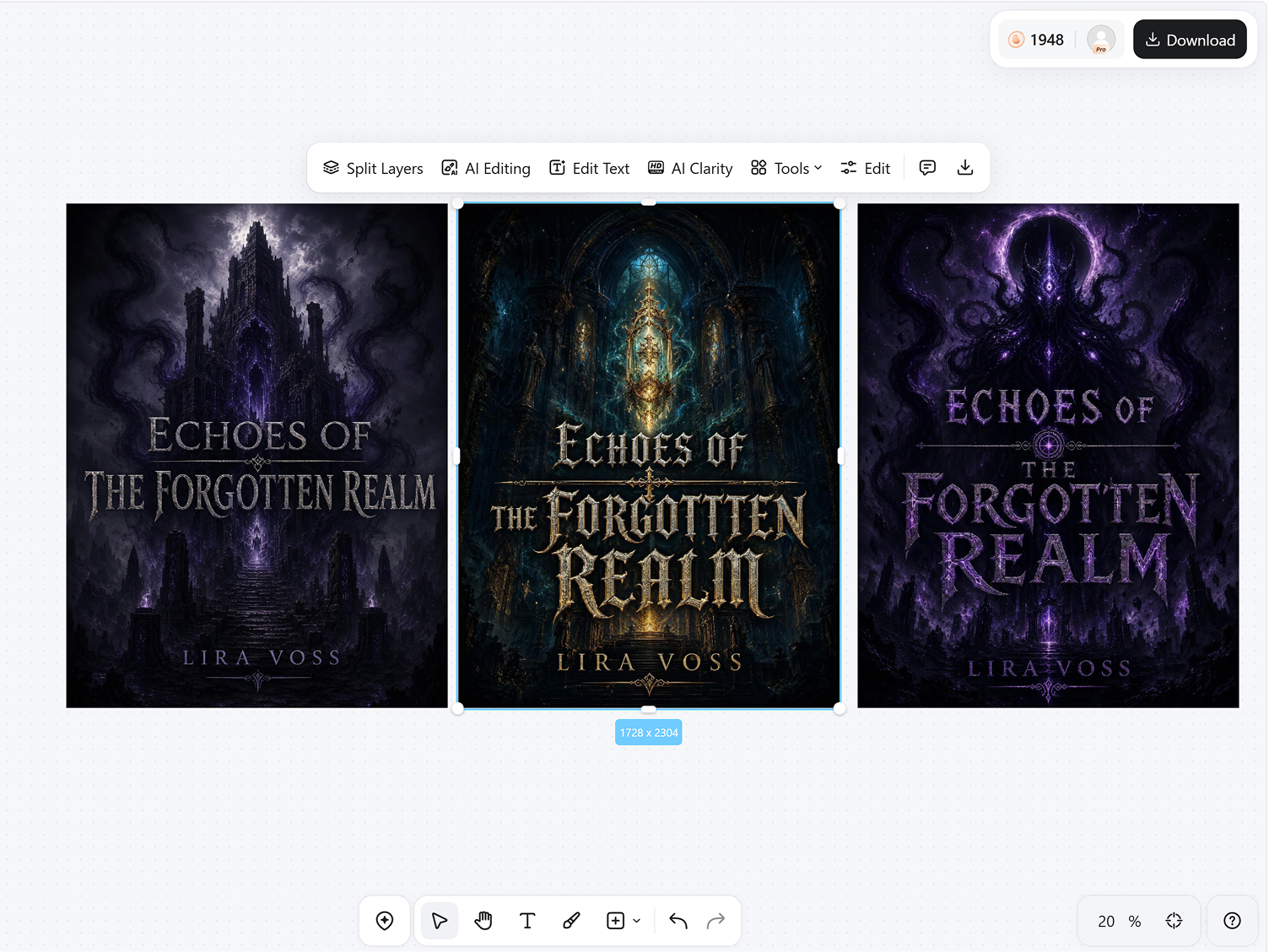 How to Generate a Book Cover in 3 Steps with Designkit