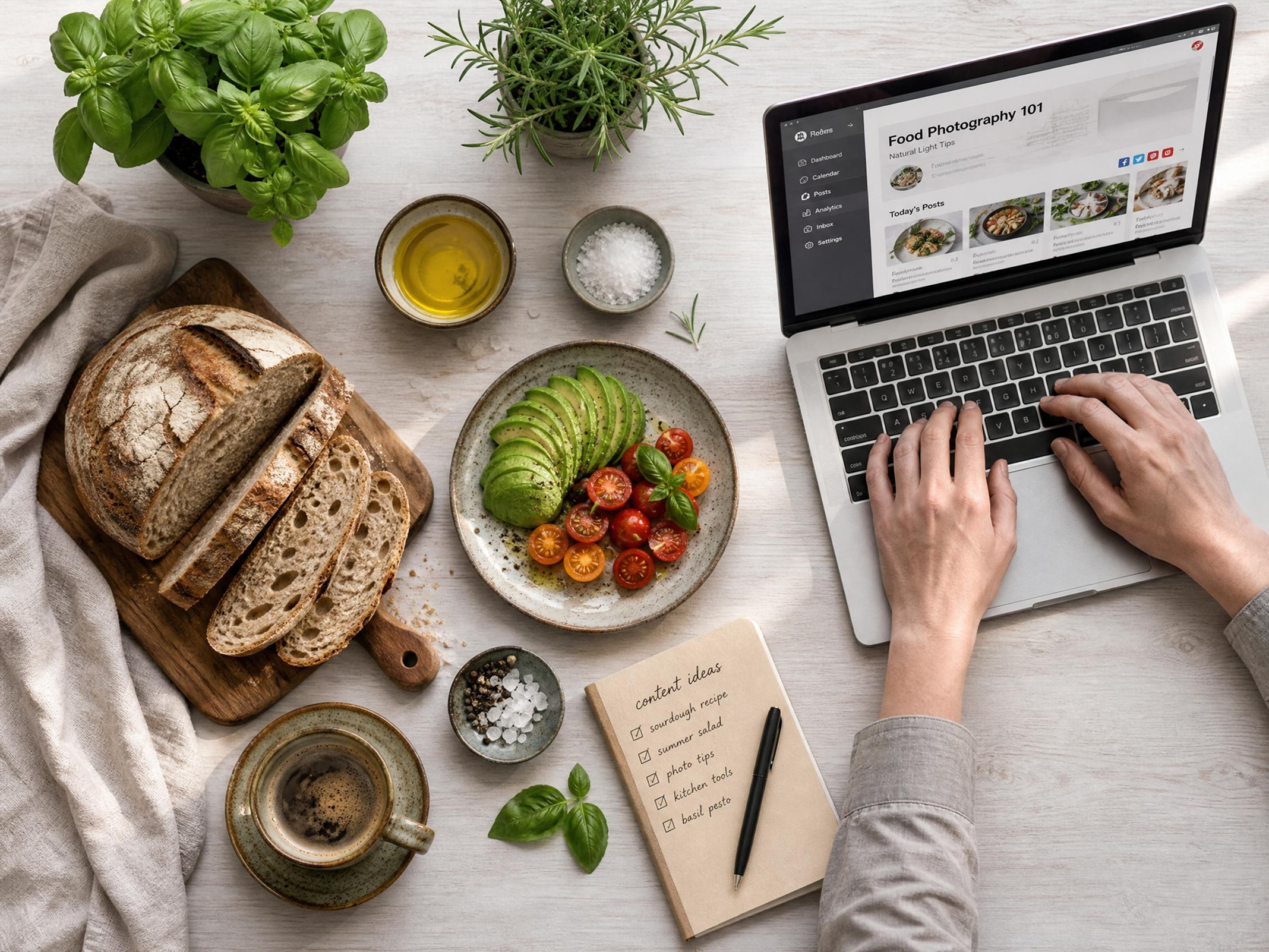 Styled Food Visuals for Blogs and Social Media