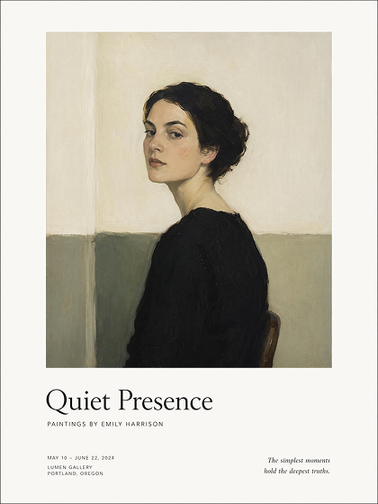AI Generated Gallery Art Poster