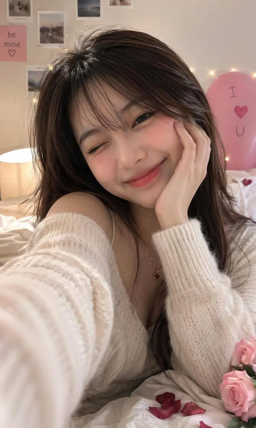 Cute Couple Selfie Vibe