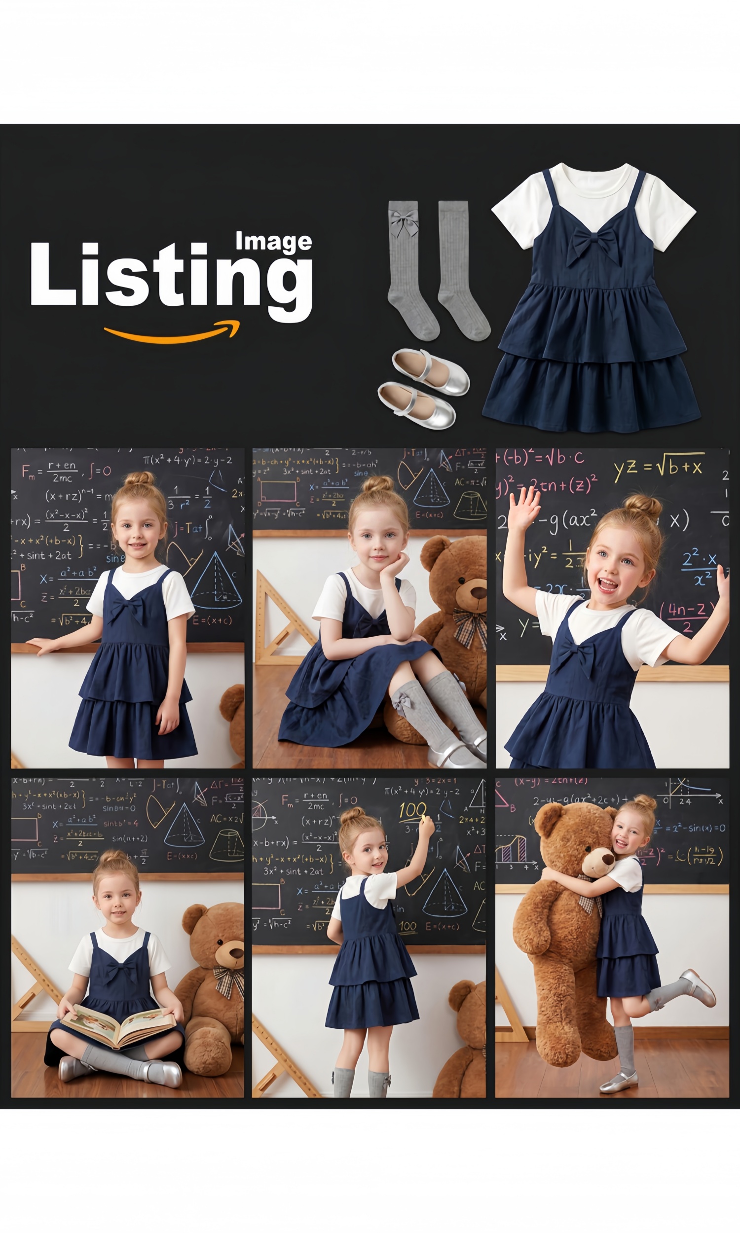 Amazon Listing Images for Girl's Outfit