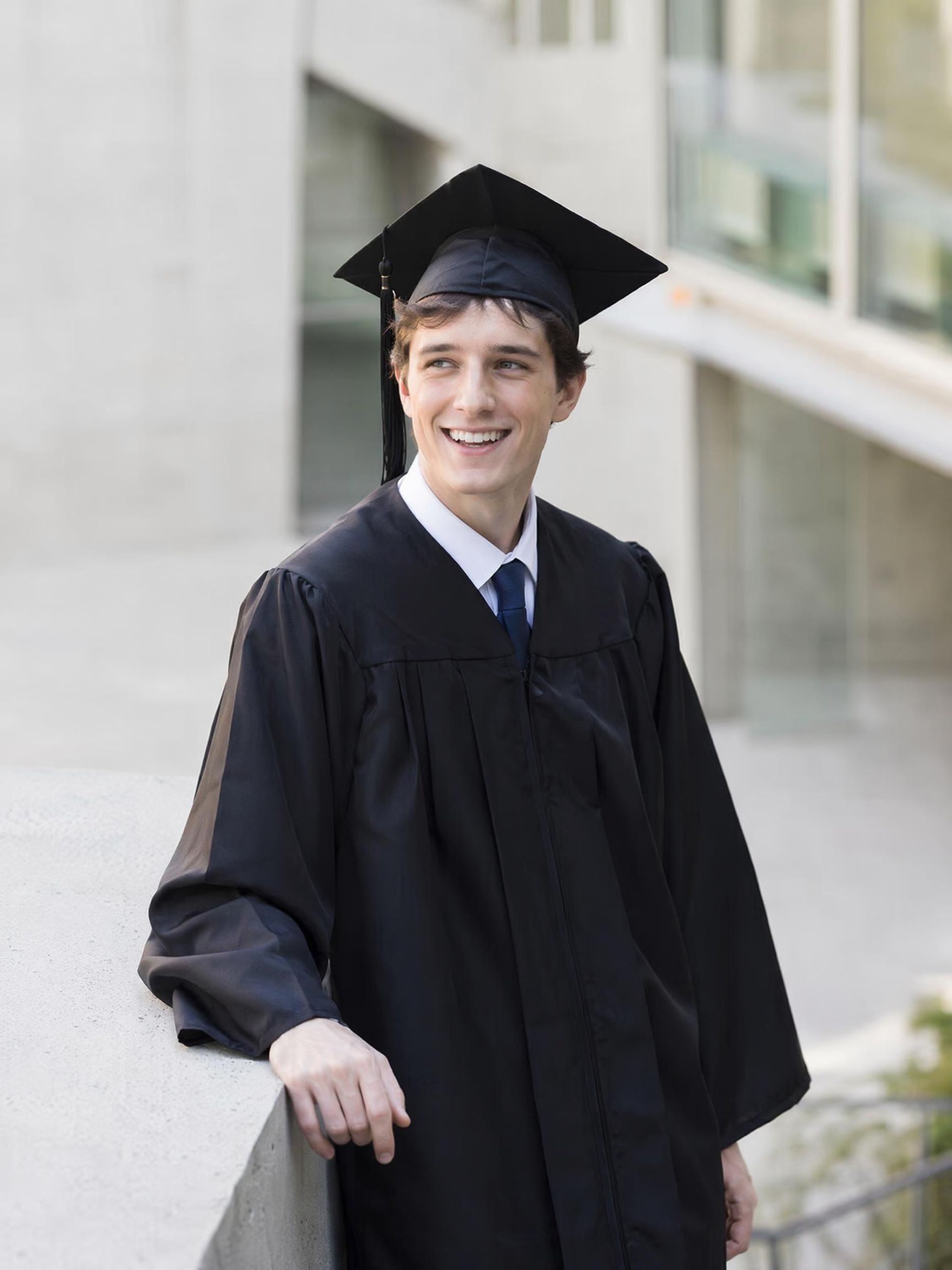 graduation boy portrait