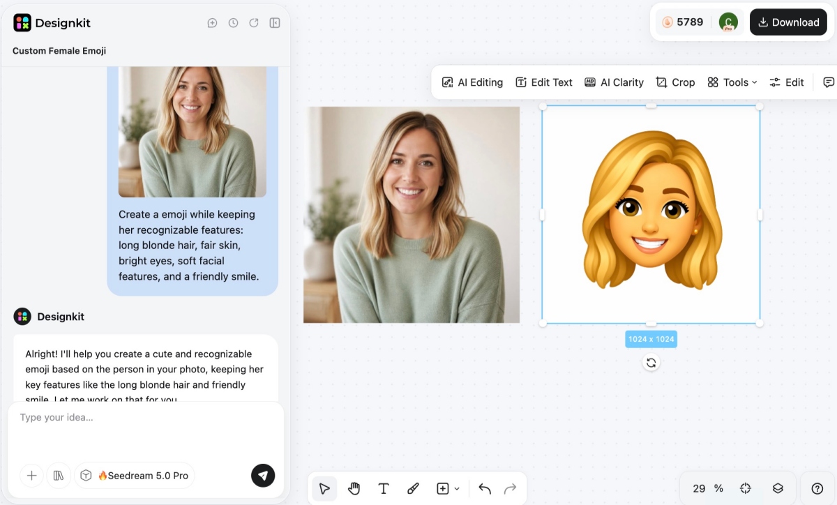 generate emojify from photo