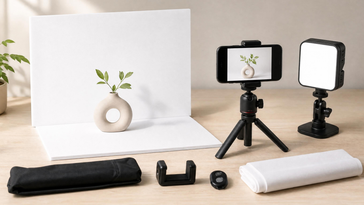 Professional Product Lighting Equipment Setup
