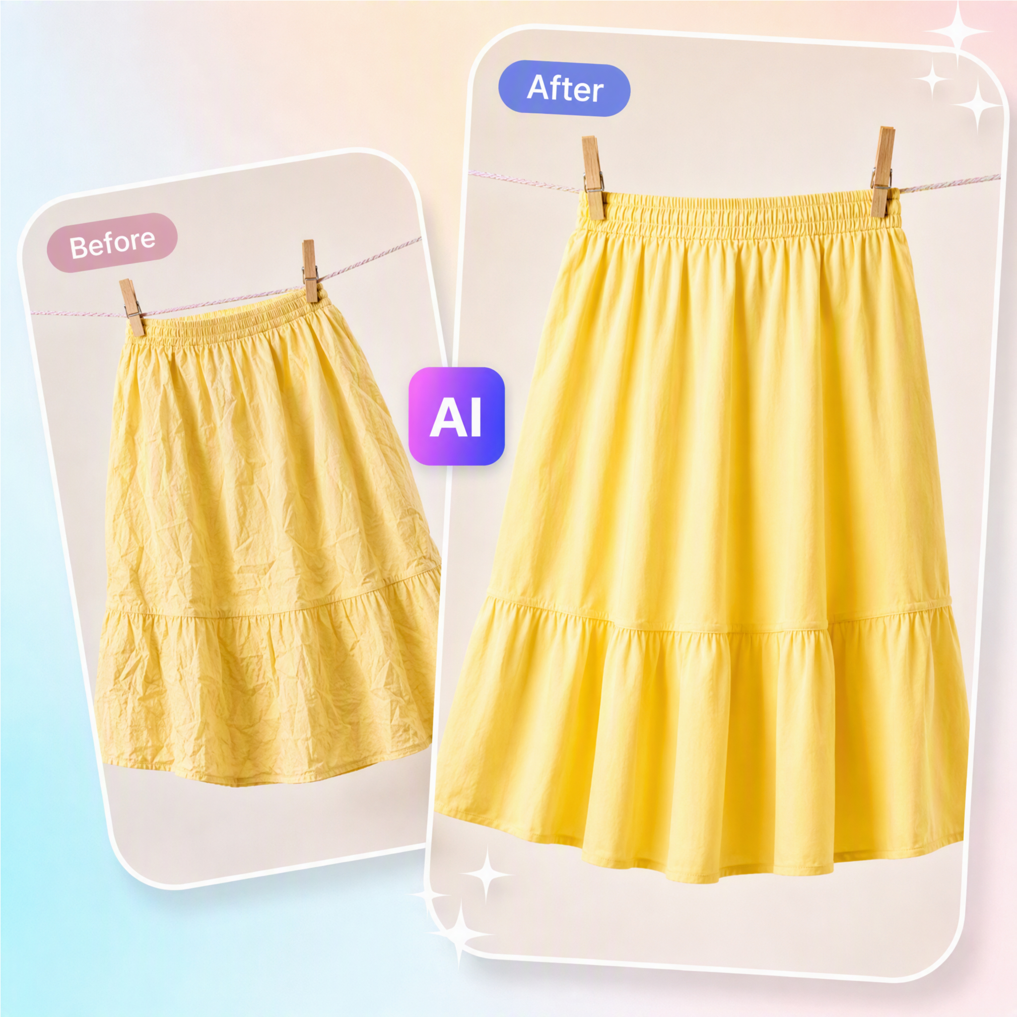 Remove Wrinkles From Clothes Photos Without a Reshoot