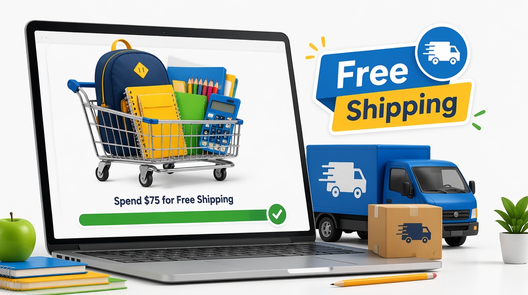 Back-to-School sale idea: Offer Free Shipping