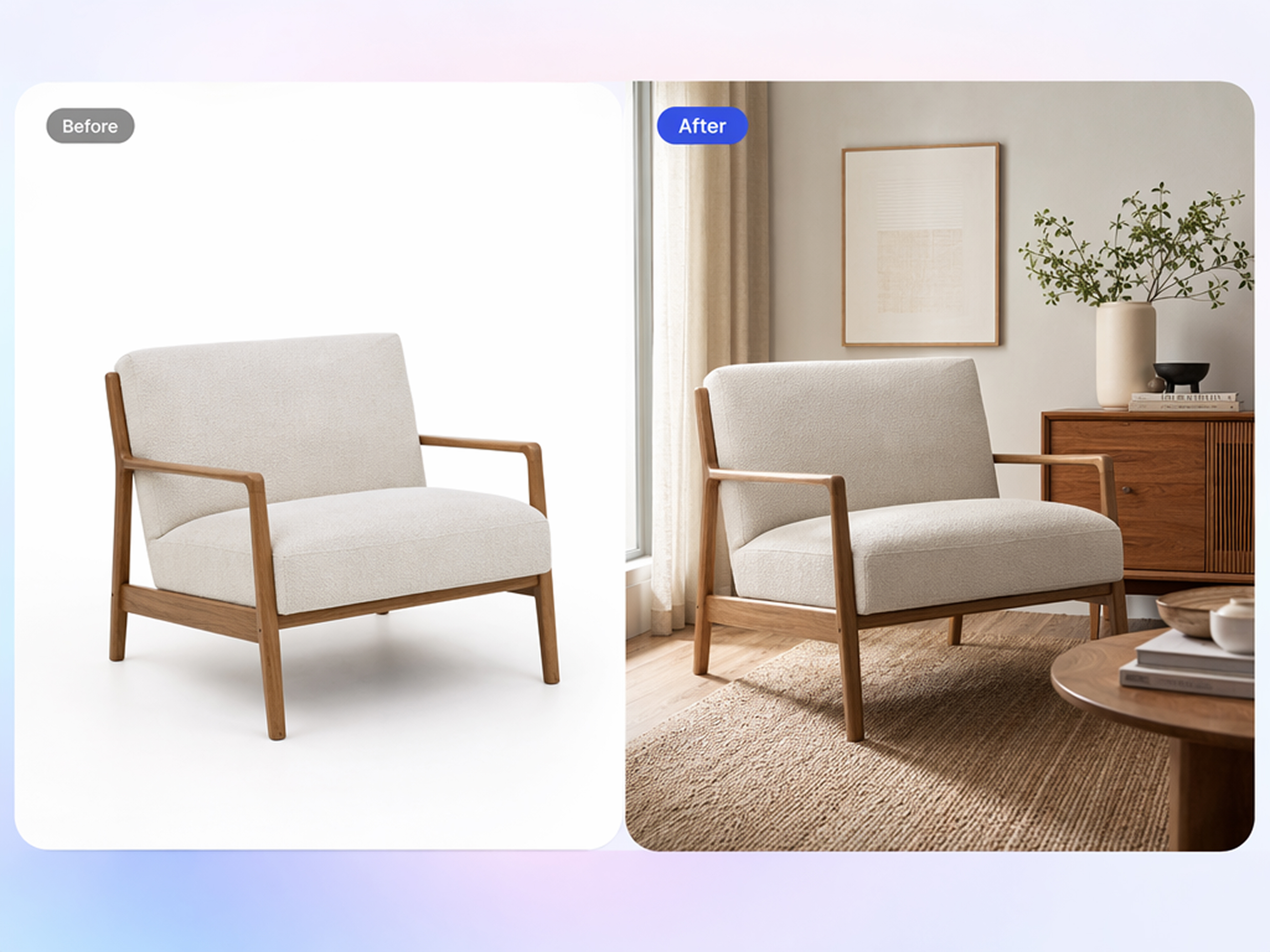 Replace Empty Backgrounds With Real Homes