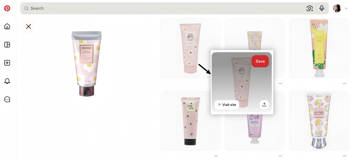 Pinterest Find a Product by Image