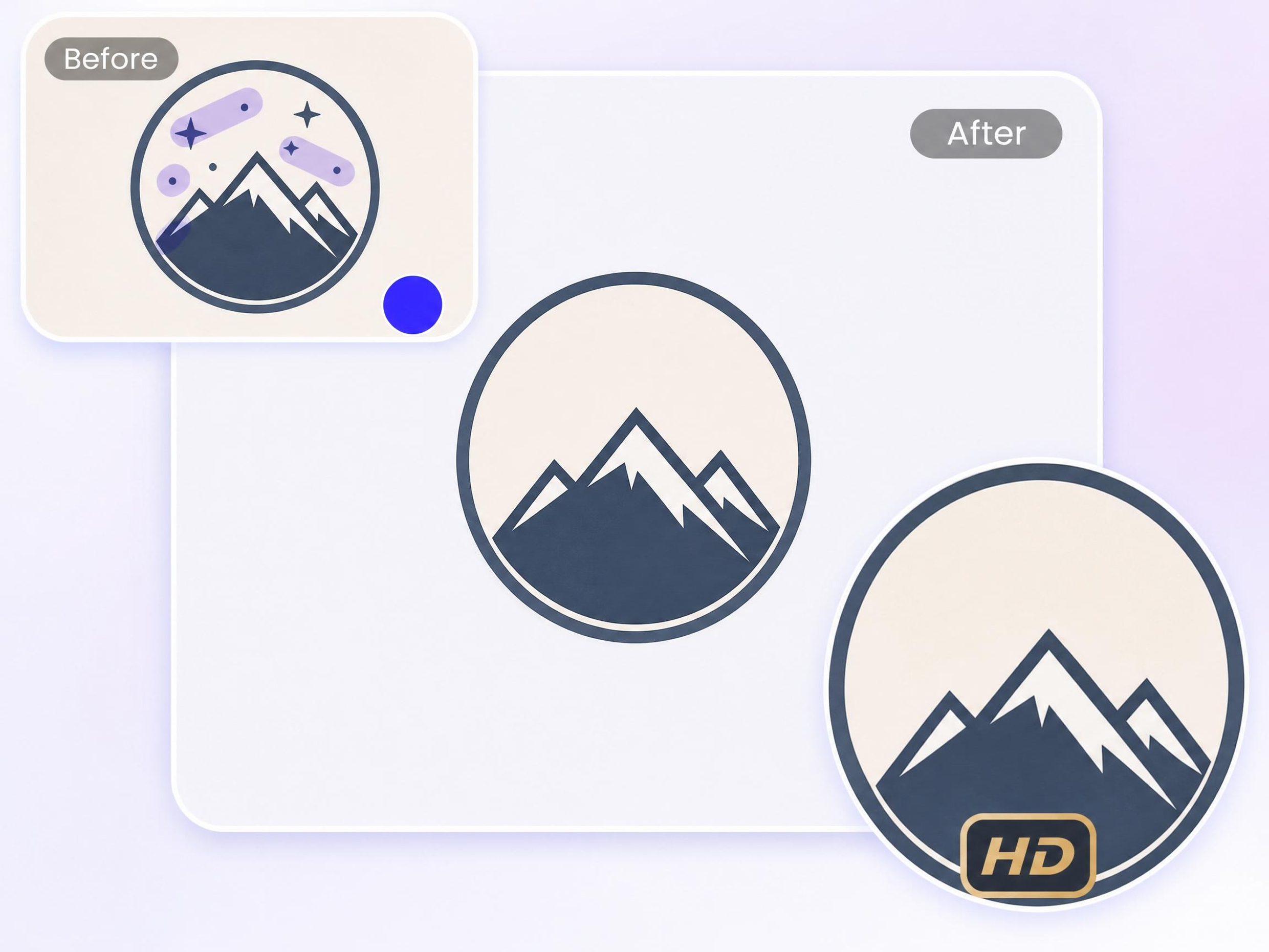 Remove Unwanted Elements from Your Logo