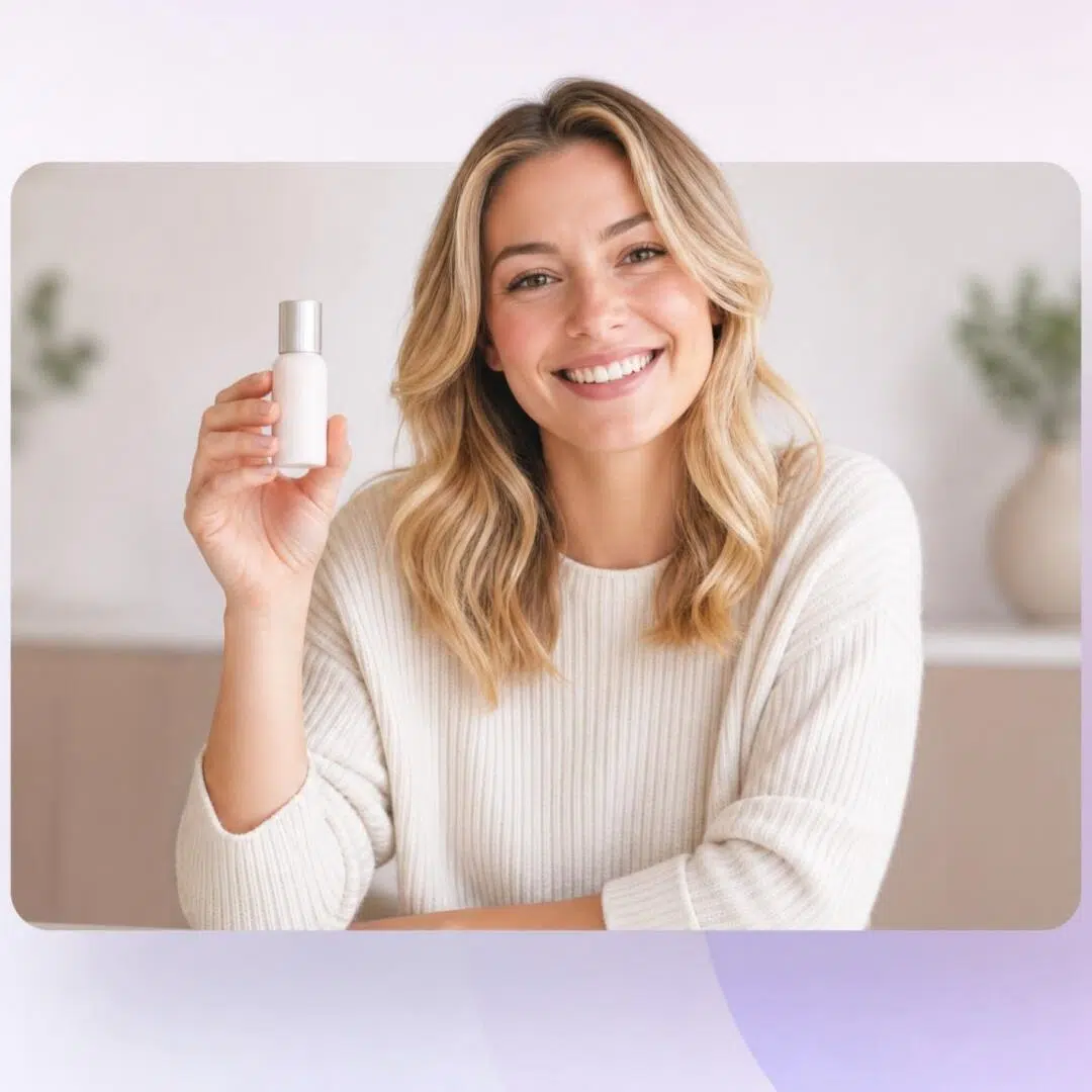 ugc-style skincare video