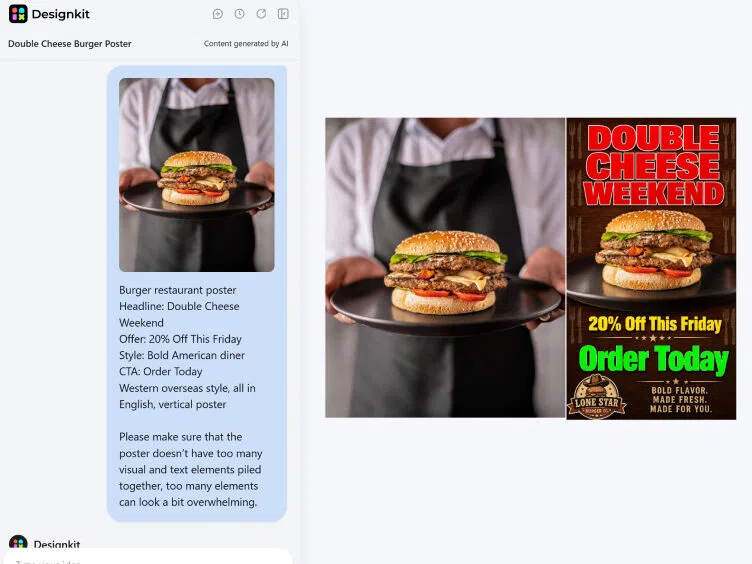 How to Create a Food Poster With AI