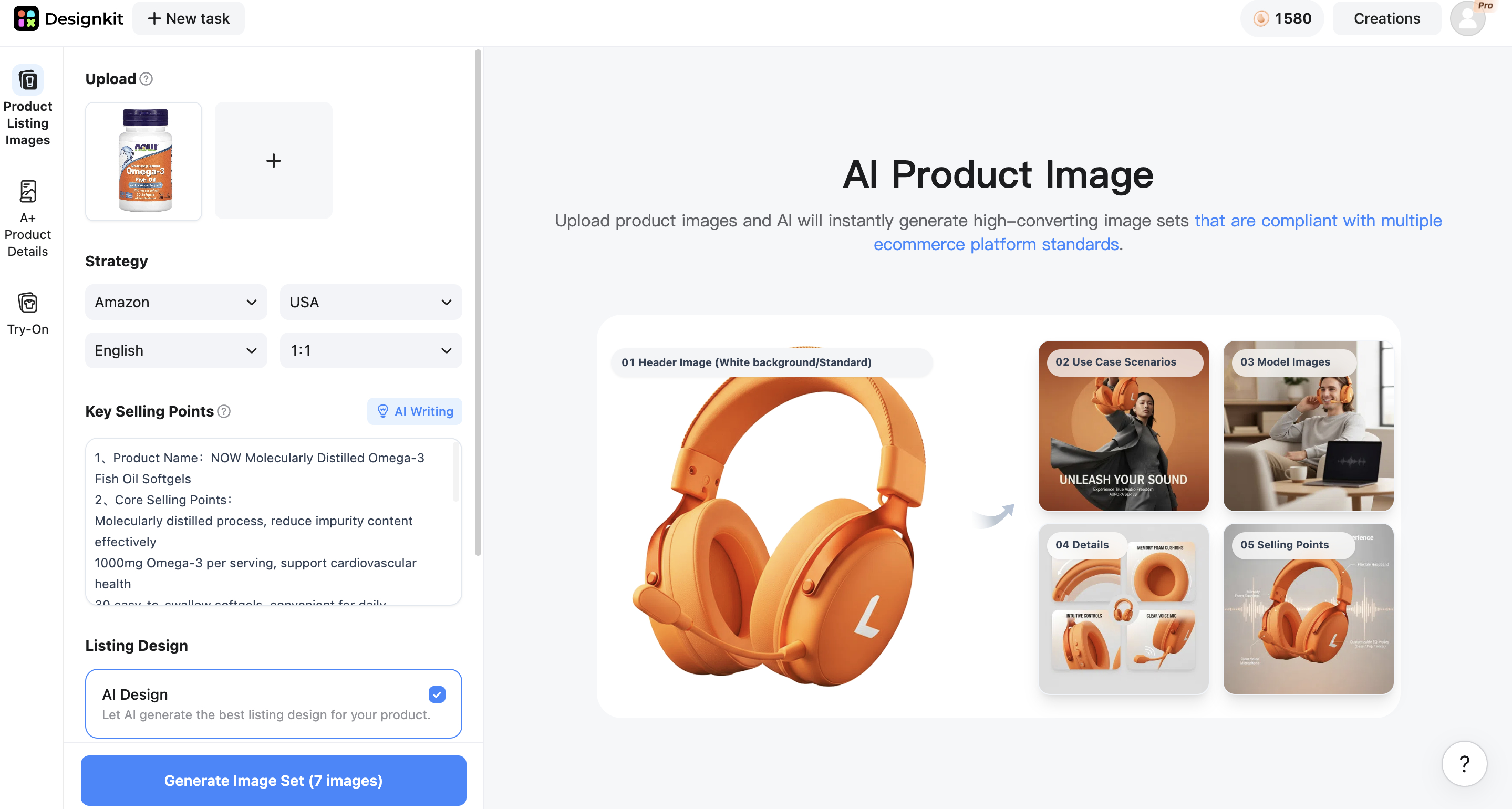Upload product image