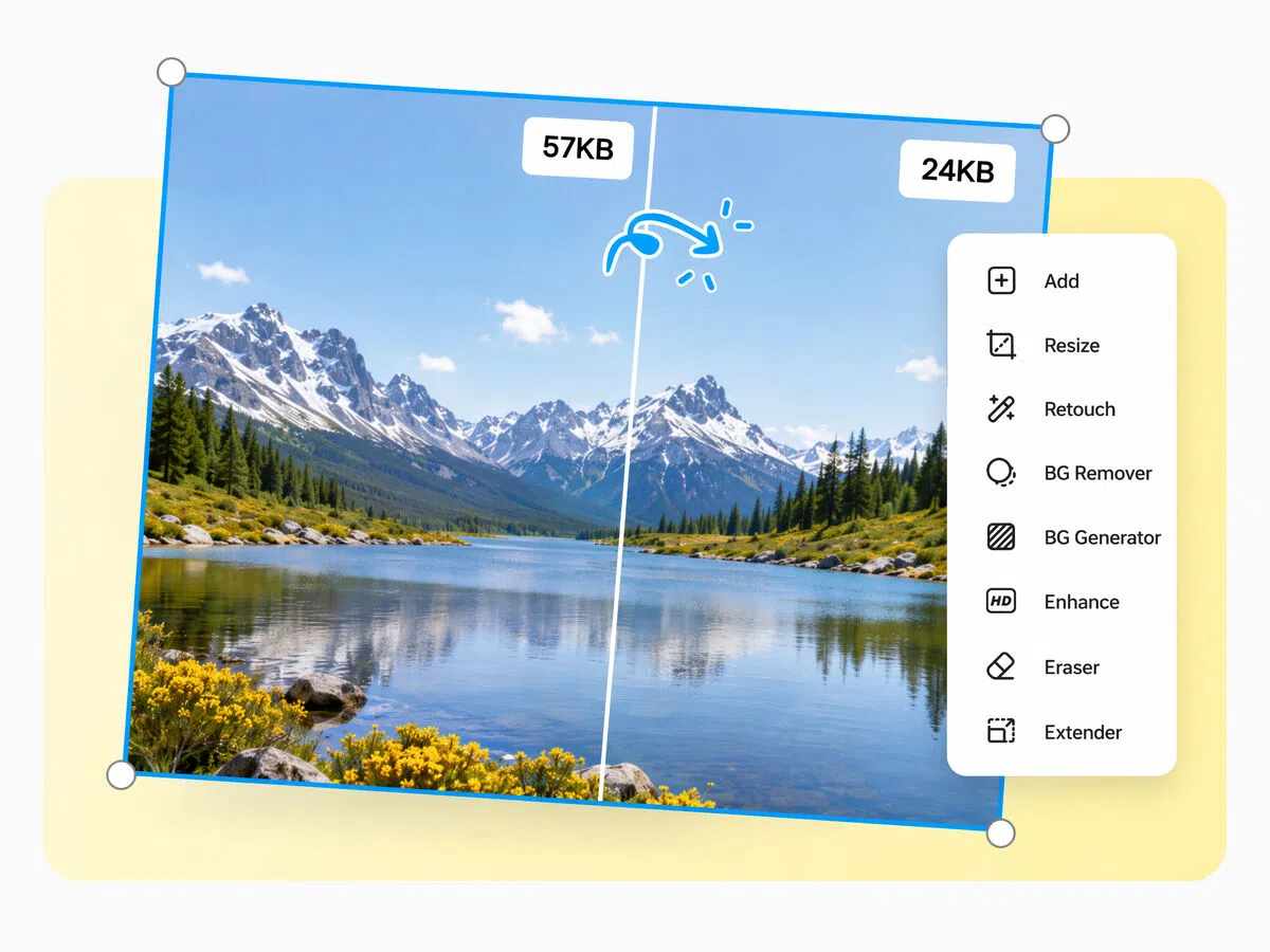 Compress and Keep Editing in One Place