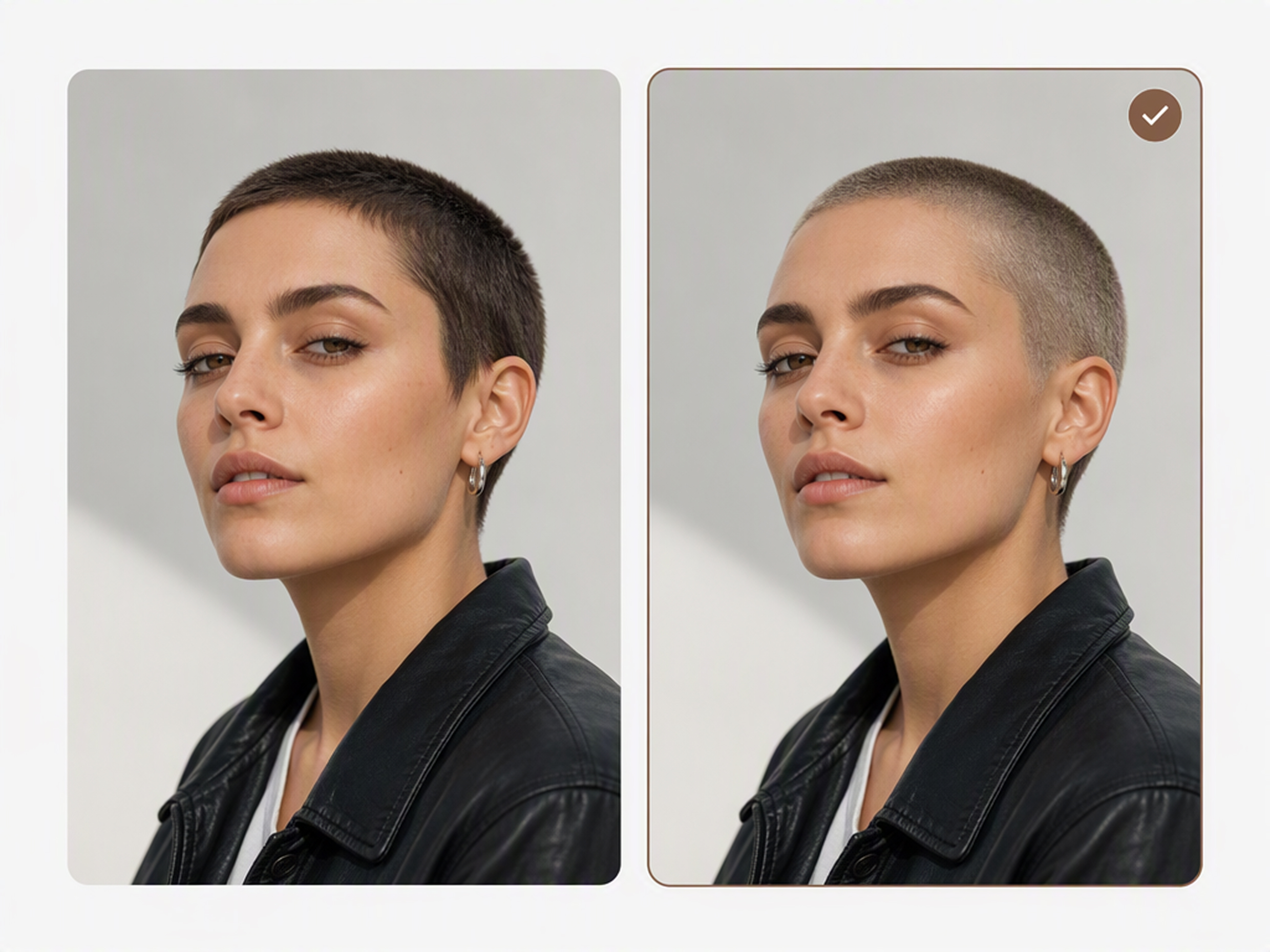 Compare a Shorter Cut Before an Appointment