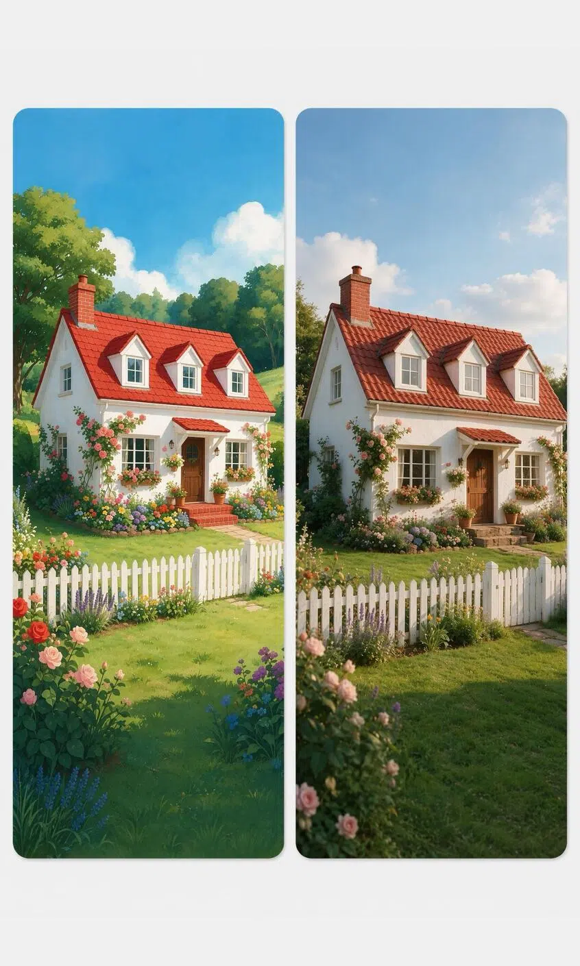 Cartoon House to Real Architecture