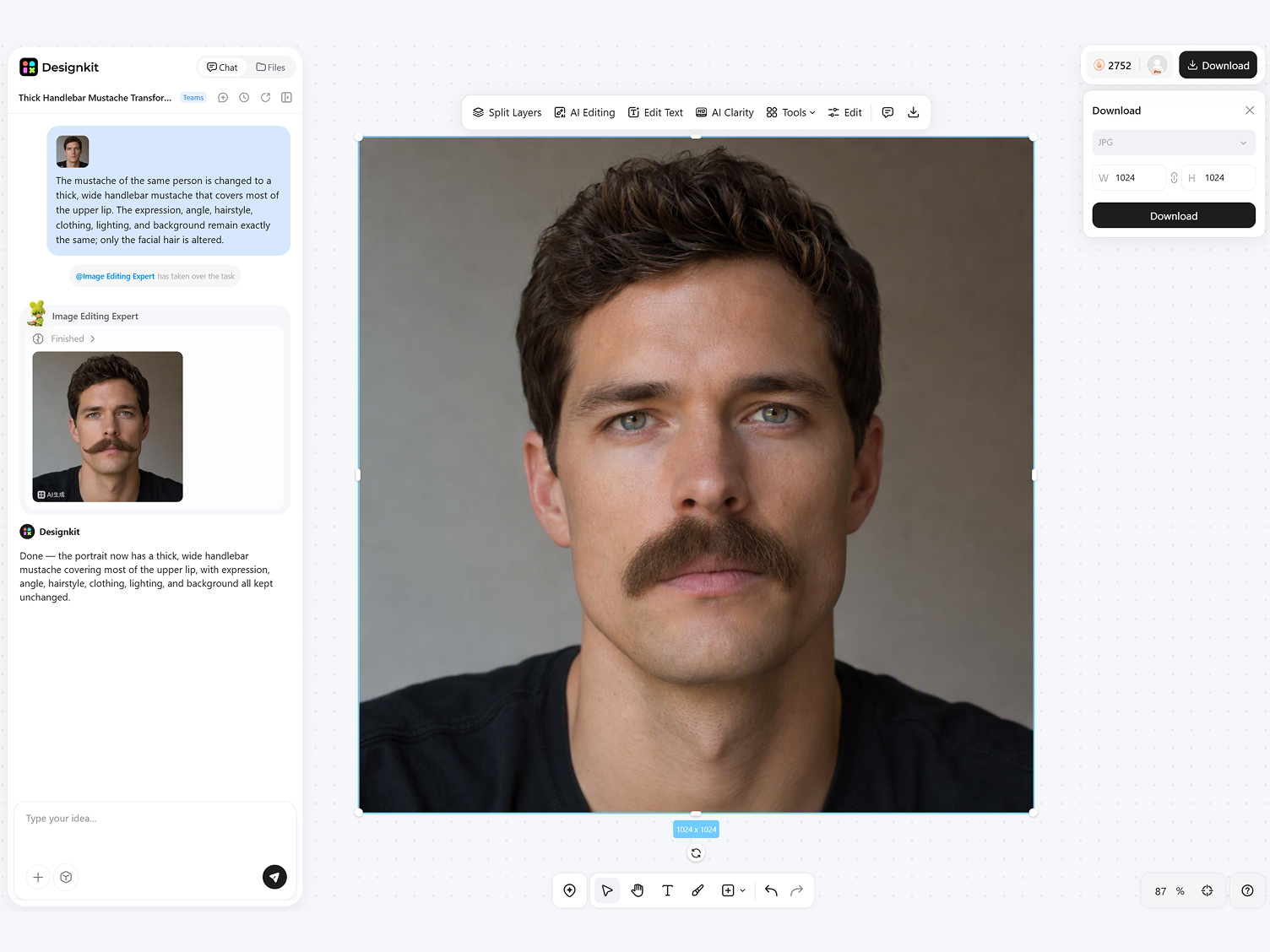 How to Change Facial Hair in a Photo With AI