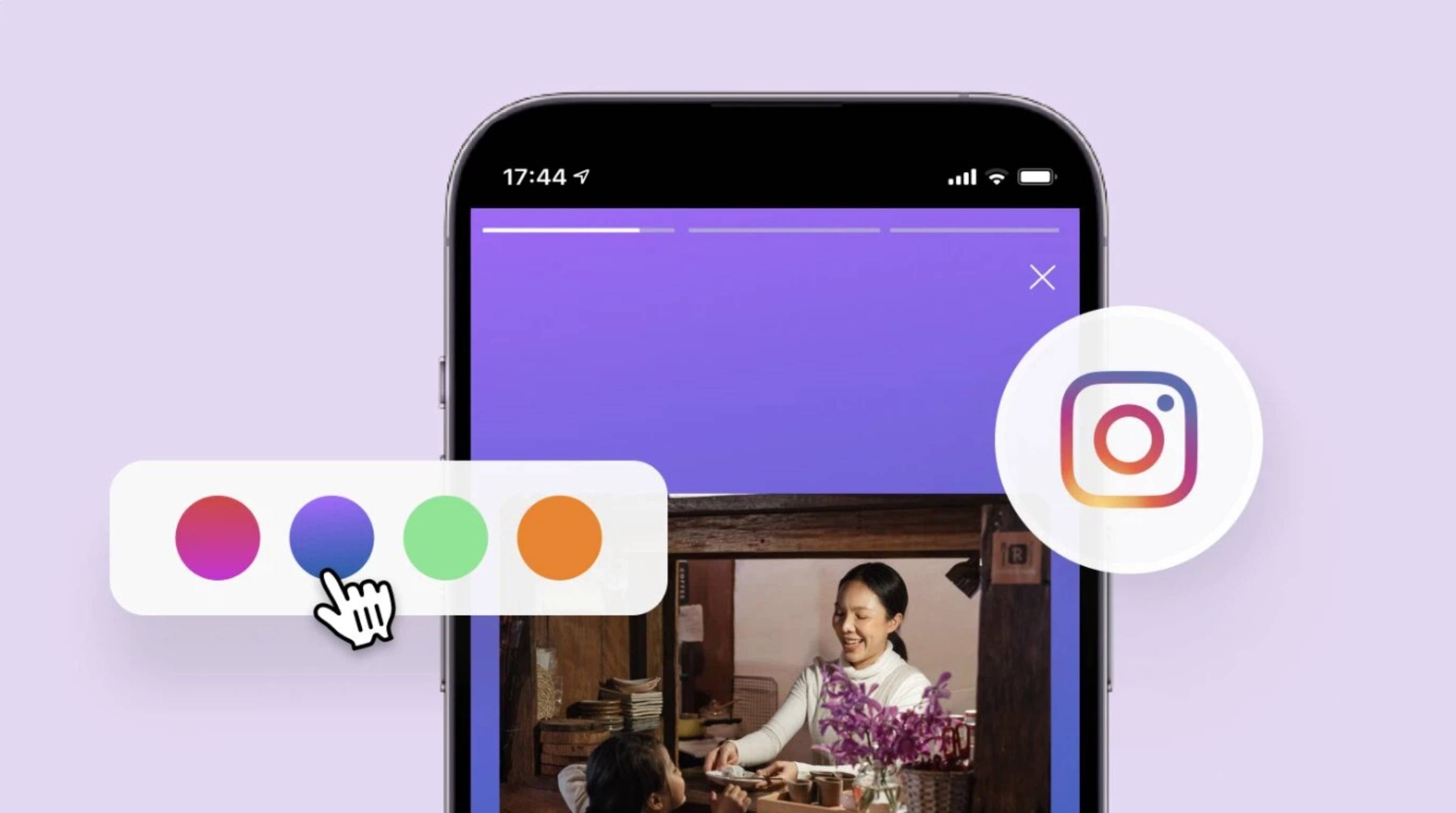 Why your Instagram Story background color matters Make photos and products stand out