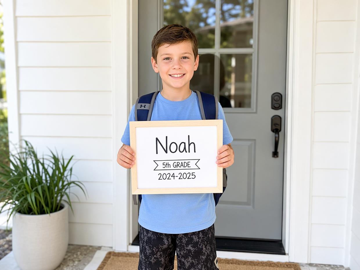 Capture the Details of a New School Year