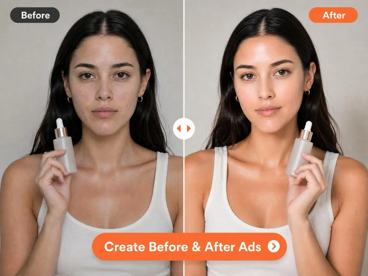 before and after videos for skincare product