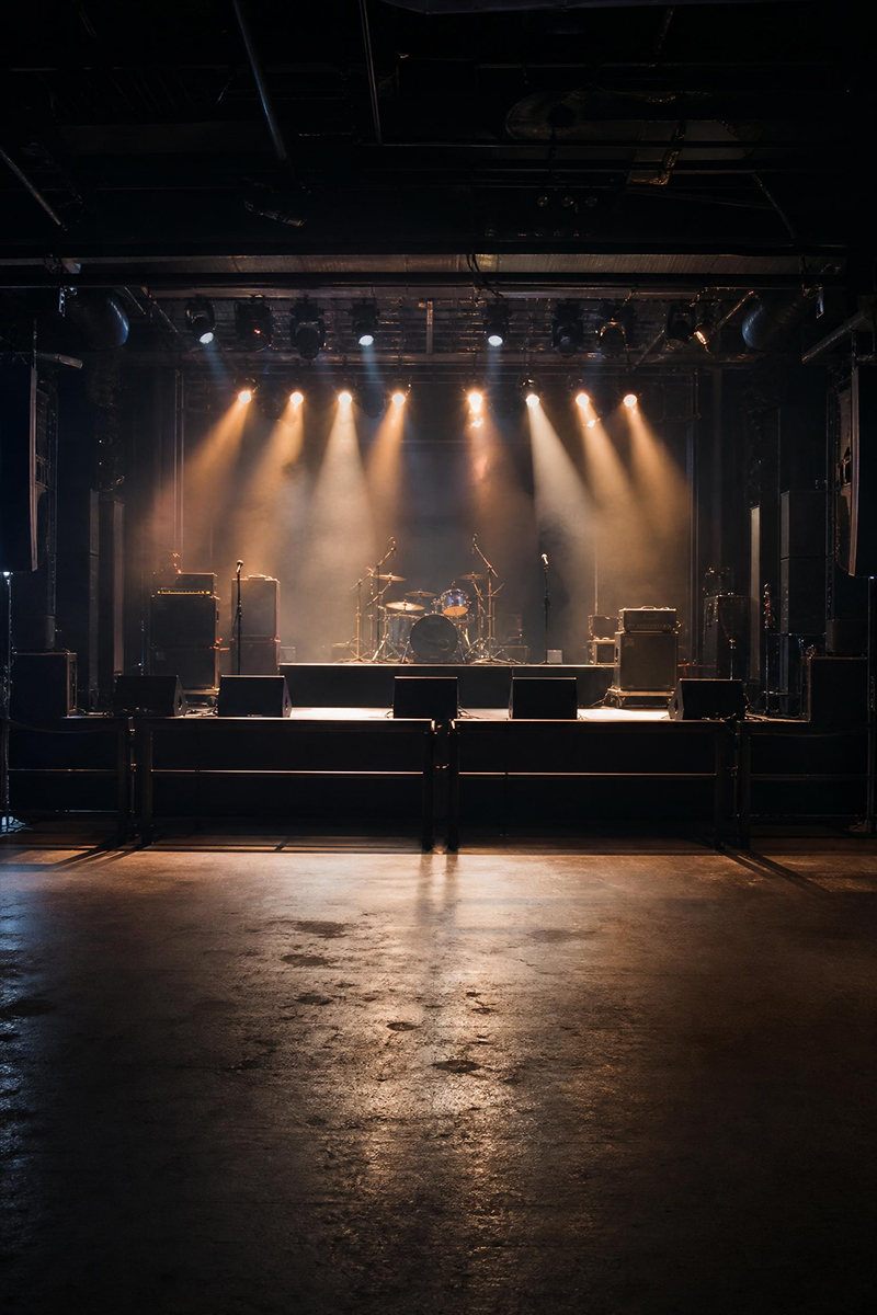 Reference image for AI music event poster generation
