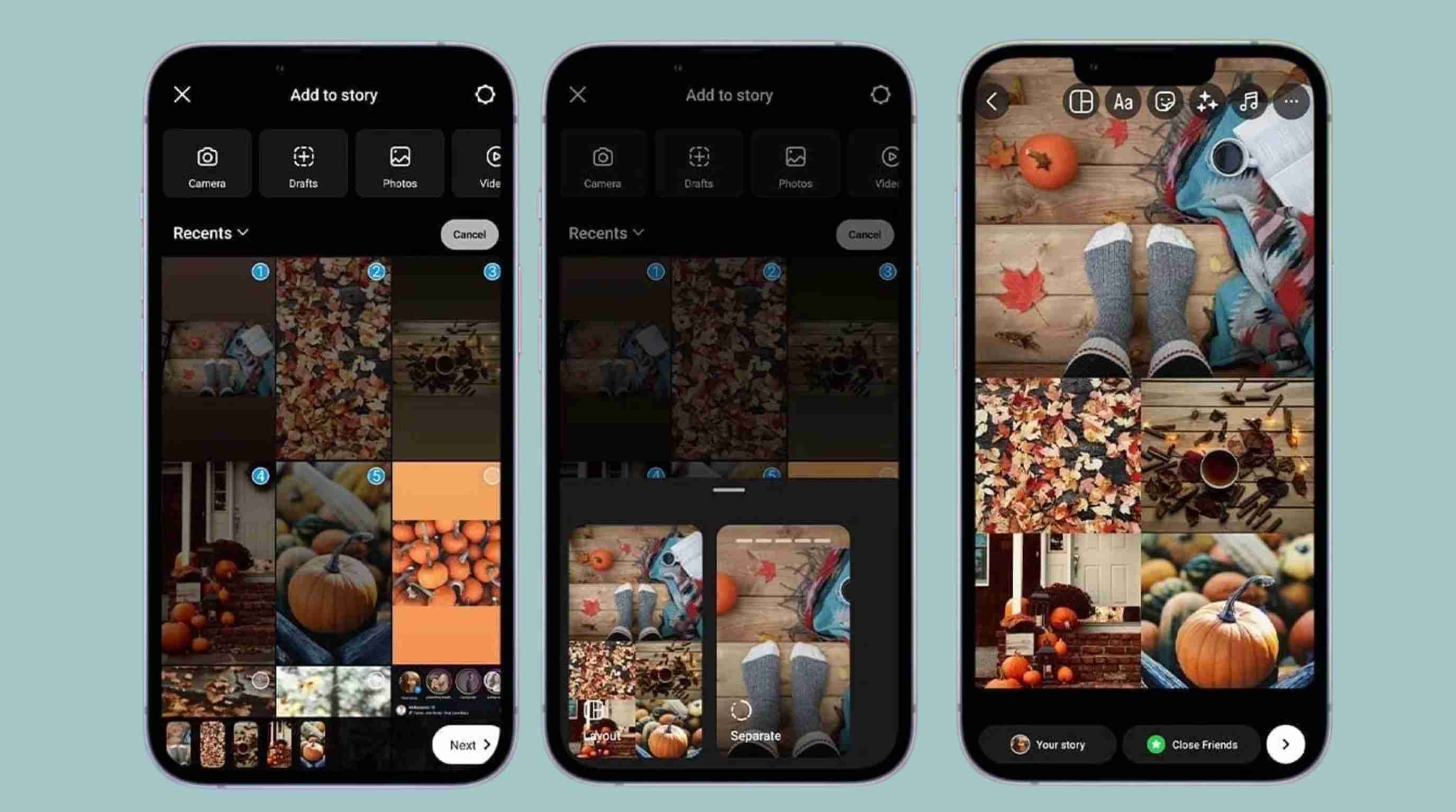 How to add multiple photos to an Instagram Story Add multiple photos to an Instagram Story