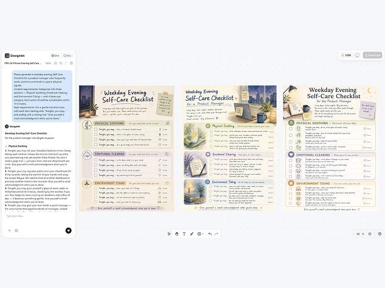 Generate Checklist Designs