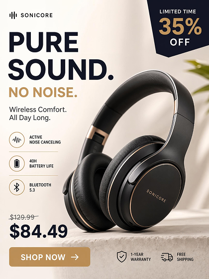 AI Generated Product Ad Poster