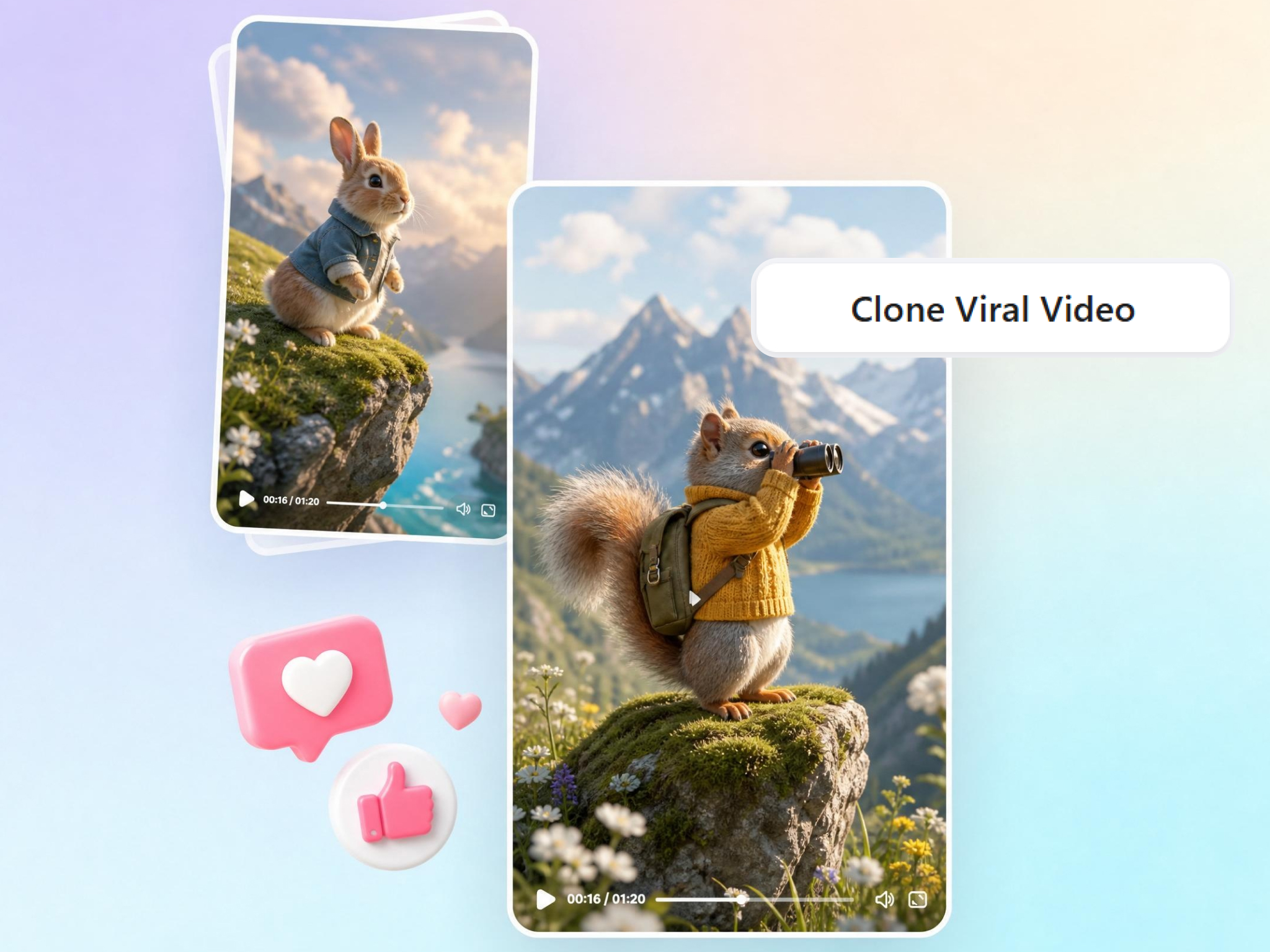 AI clone viral videos
