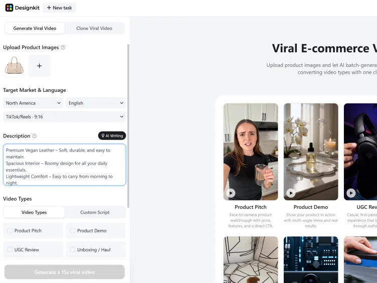 Upload Apparel Photos and Product Info