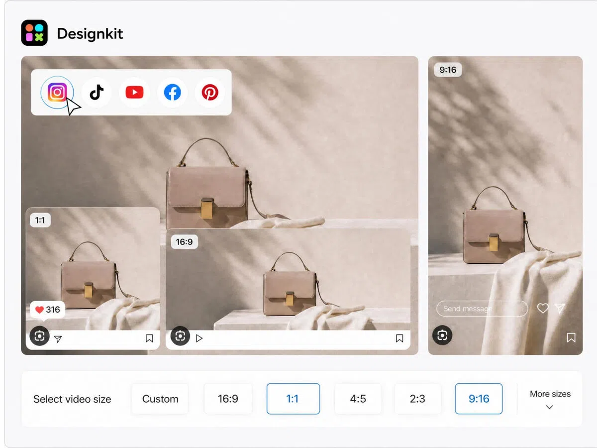 Auto-Formatted commercial video