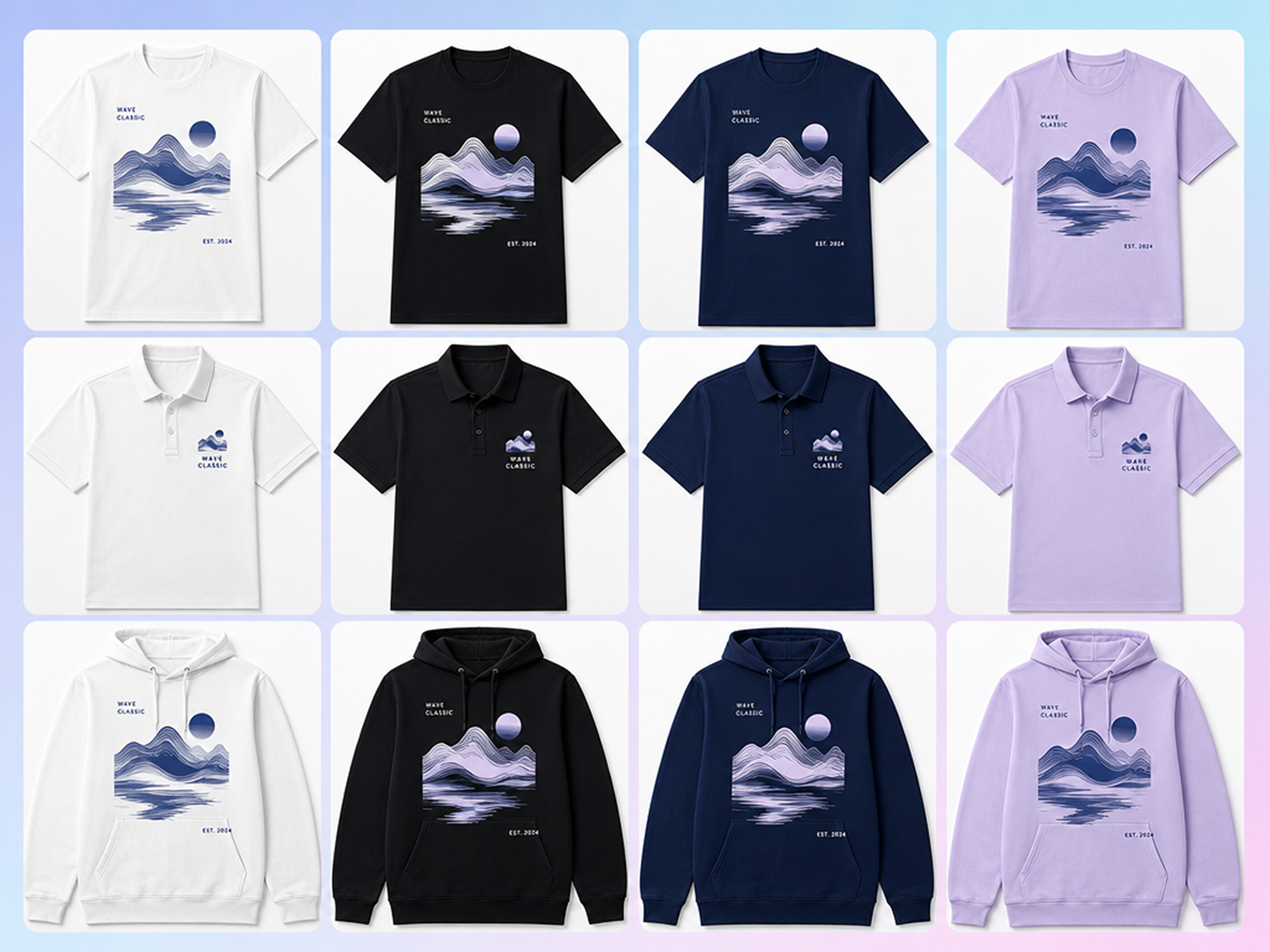 Batch Mockups Across a Clothing Collection
