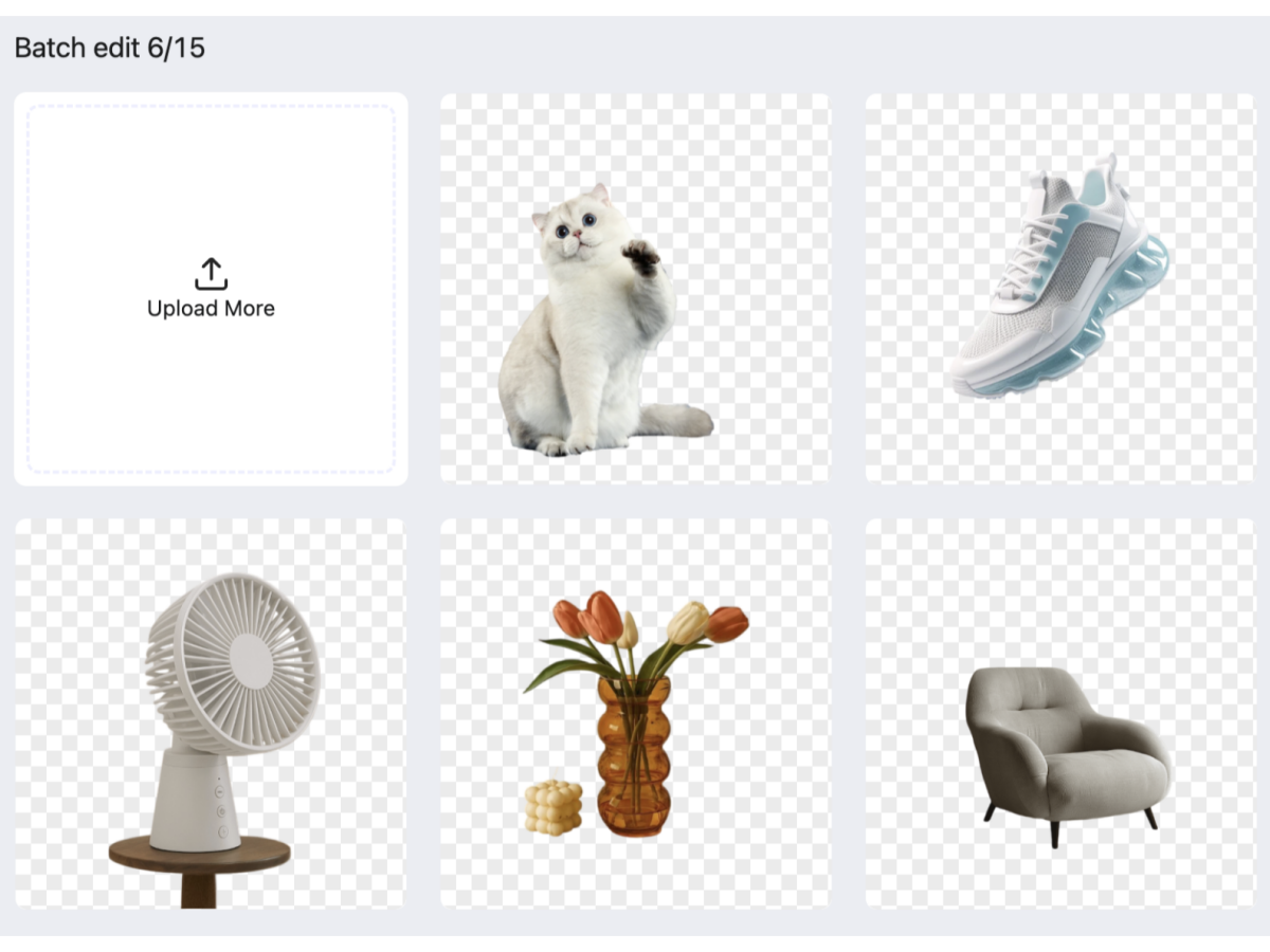 preview the clean cutout images