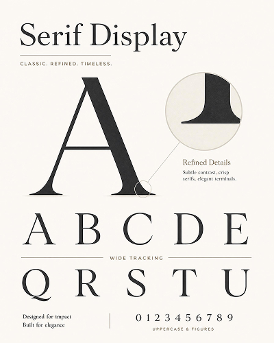 AI Generated typography poster 