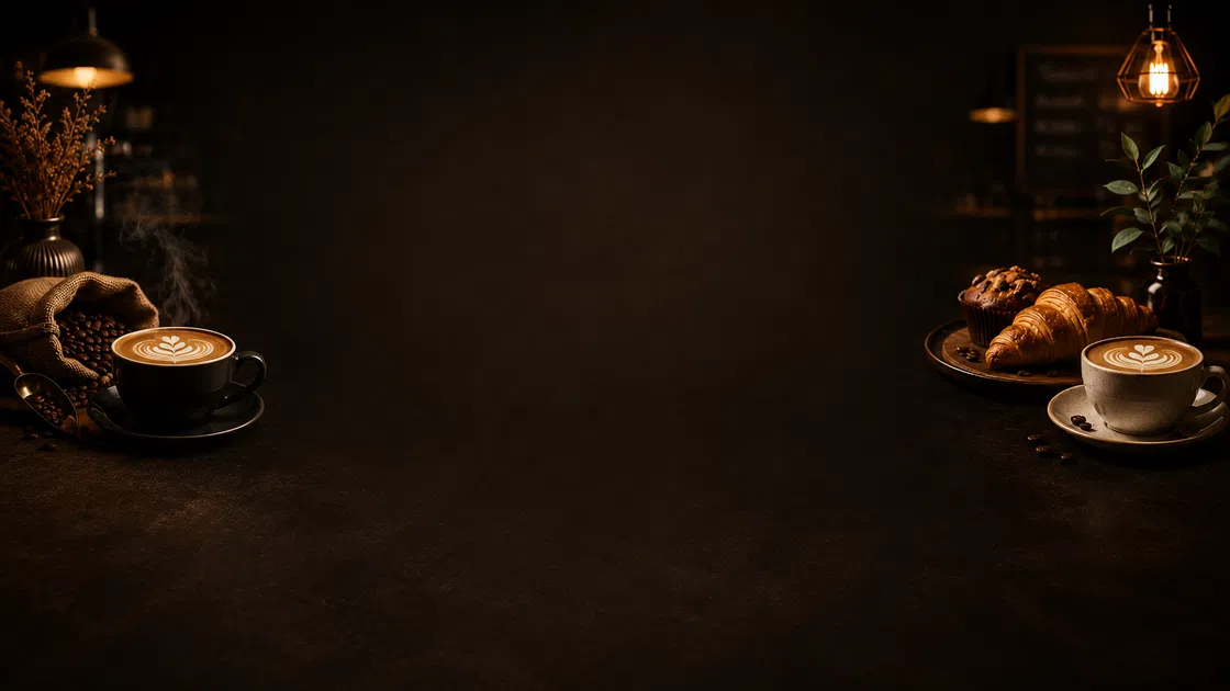 cafe poster background