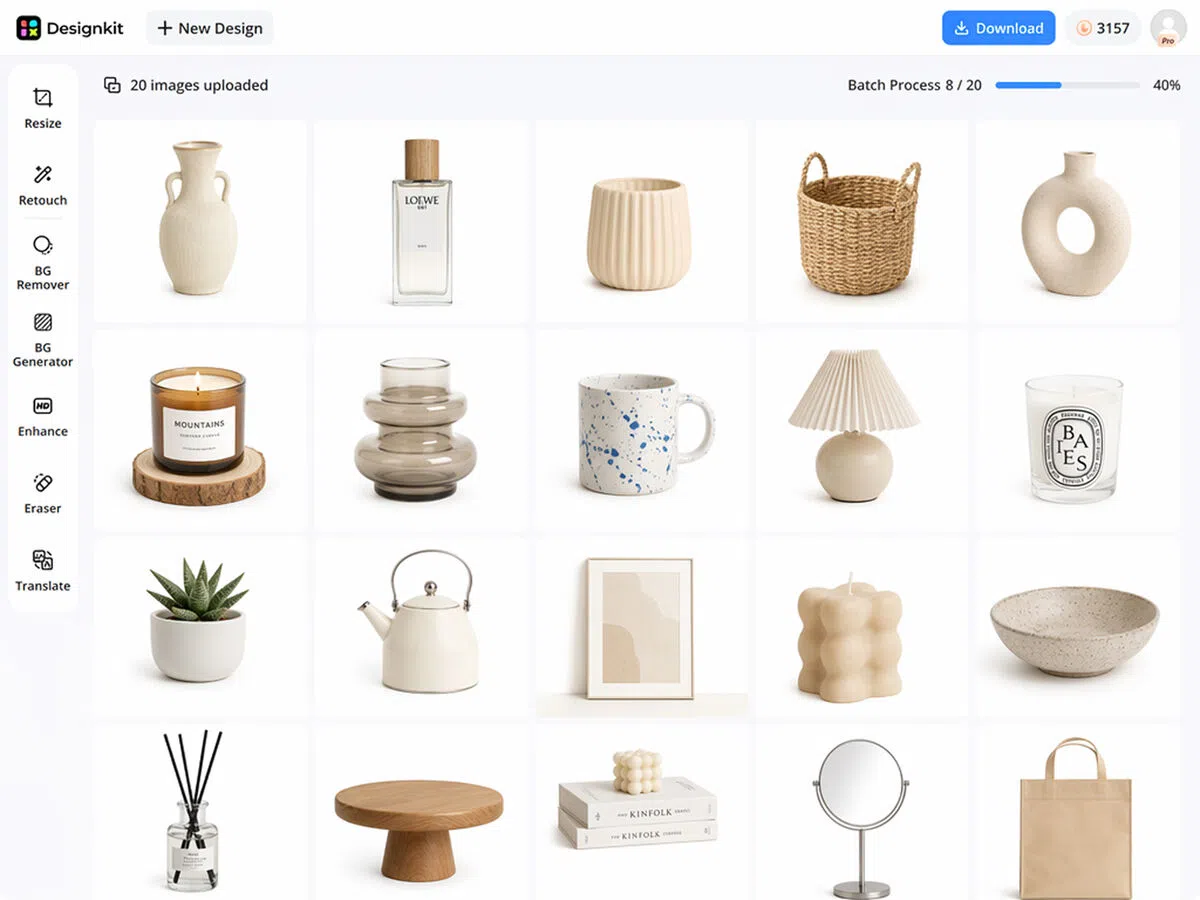 Batch Enlarge a Catalog Instead of One File