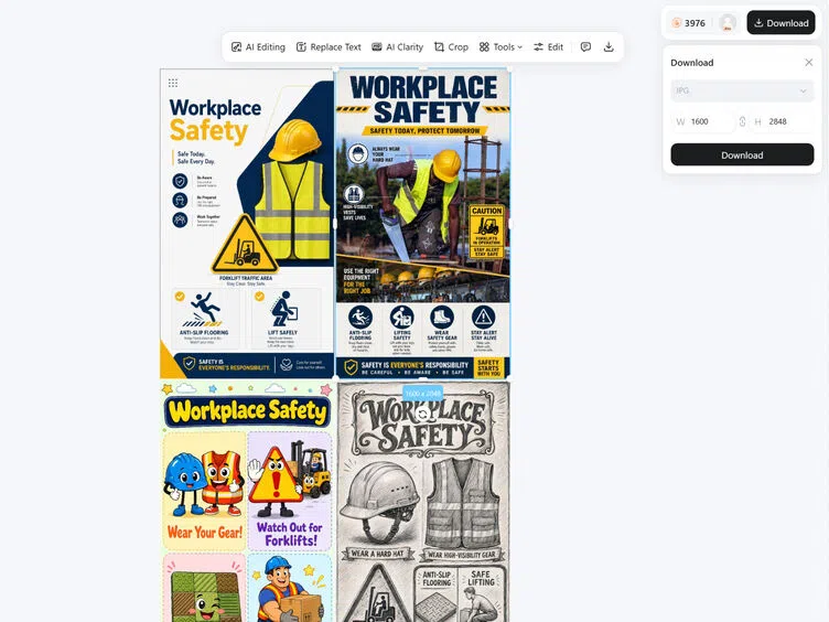 How to Generate a Safety Poster with Designkit