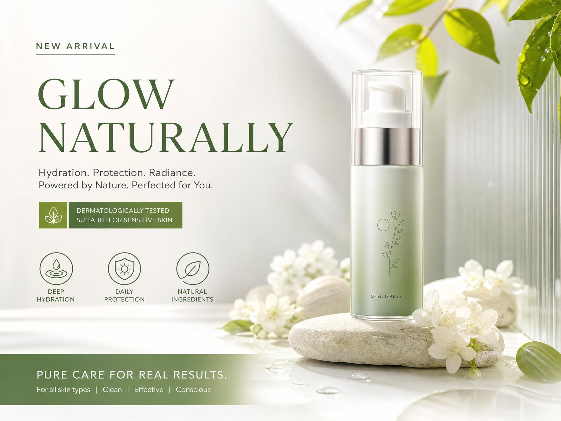 Generate Skincare Campaigns without Design Experience