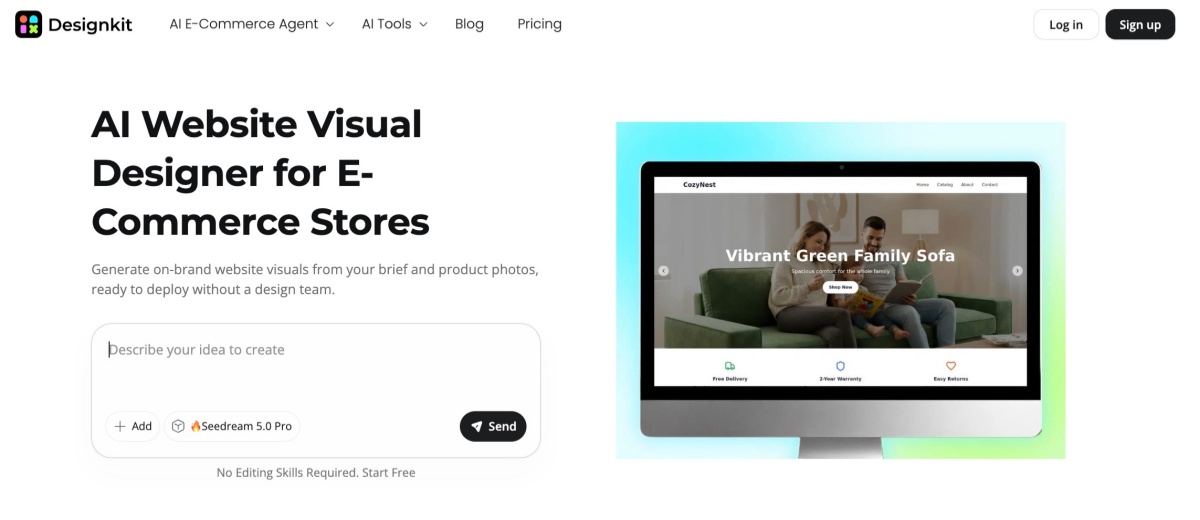 Website Visual Design tool online
