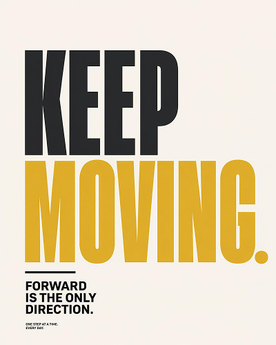 AI Generated typography poster 