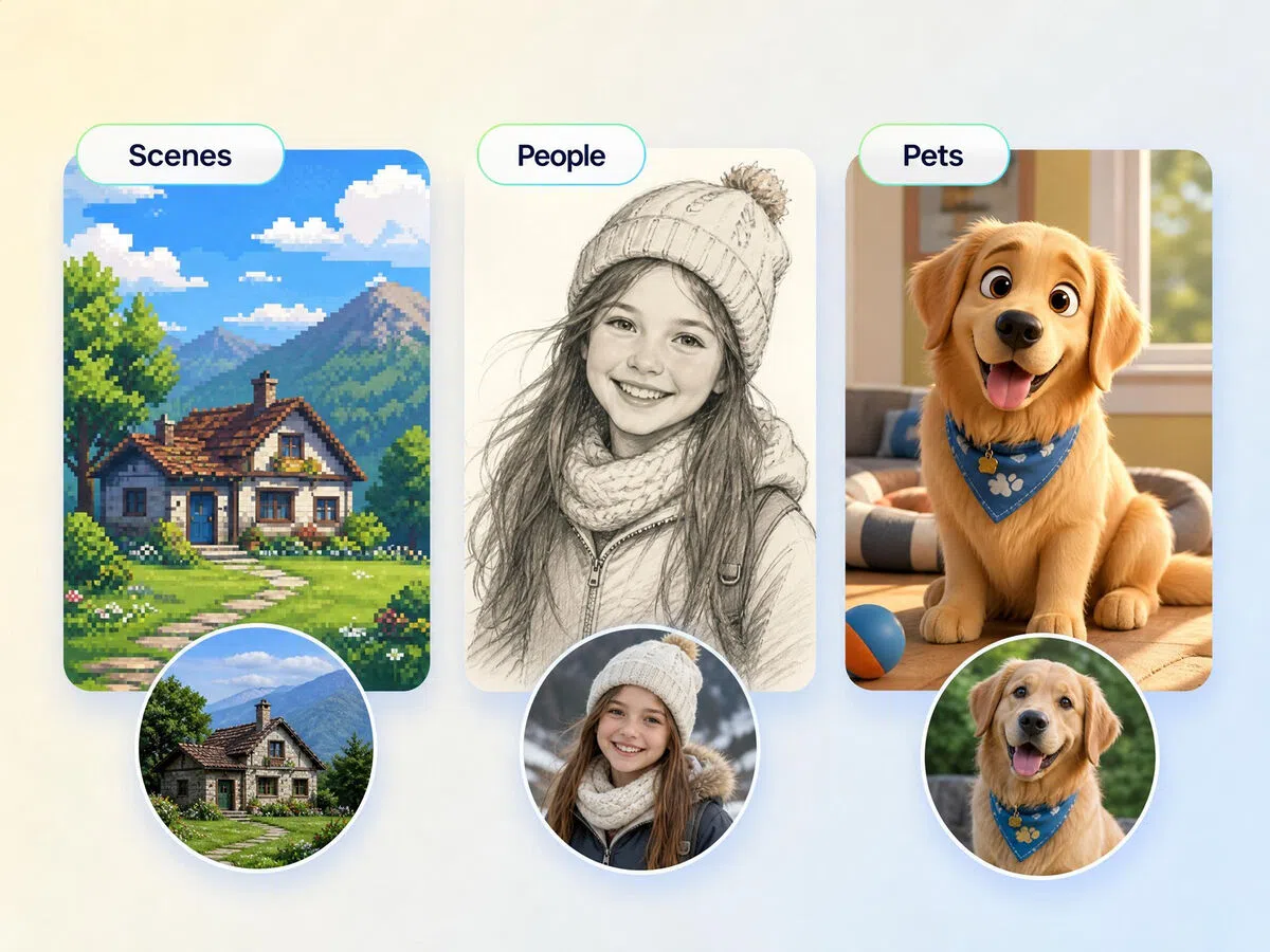 Works on People, Pets, and Scenes