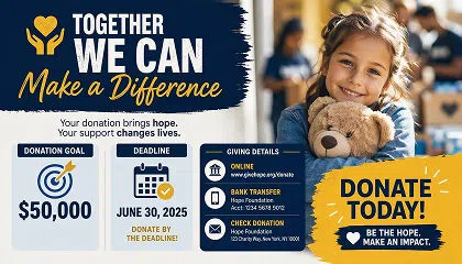 Donation Poster