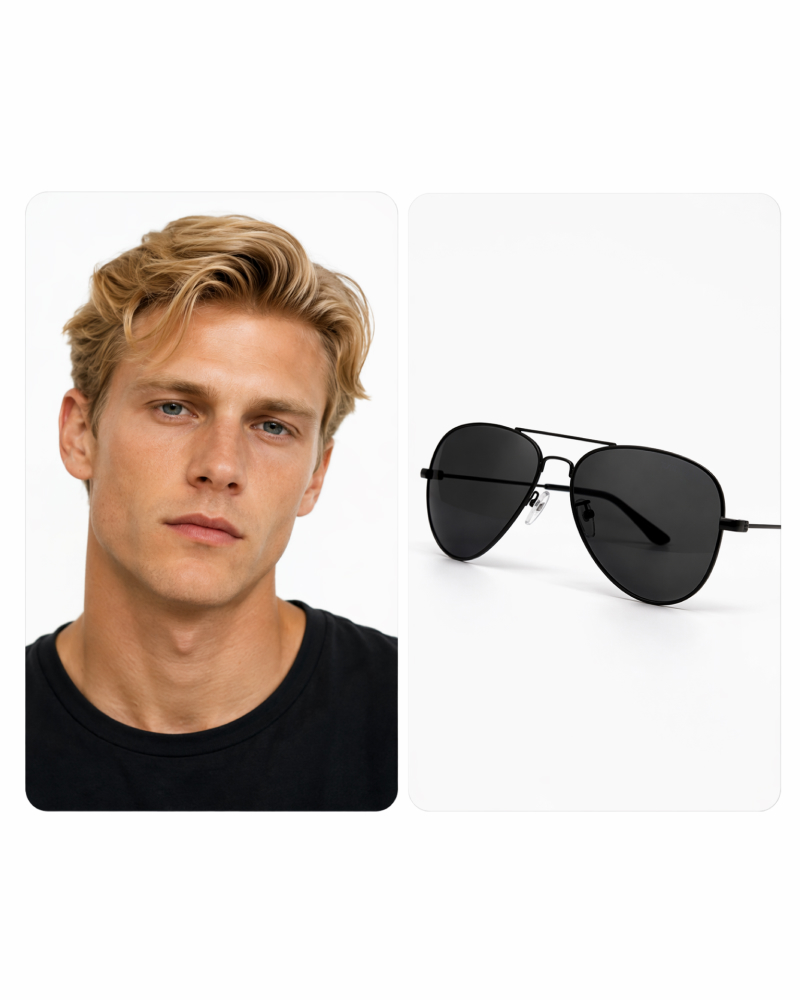 Portrait and eyeglasses for virtual glasses try-on