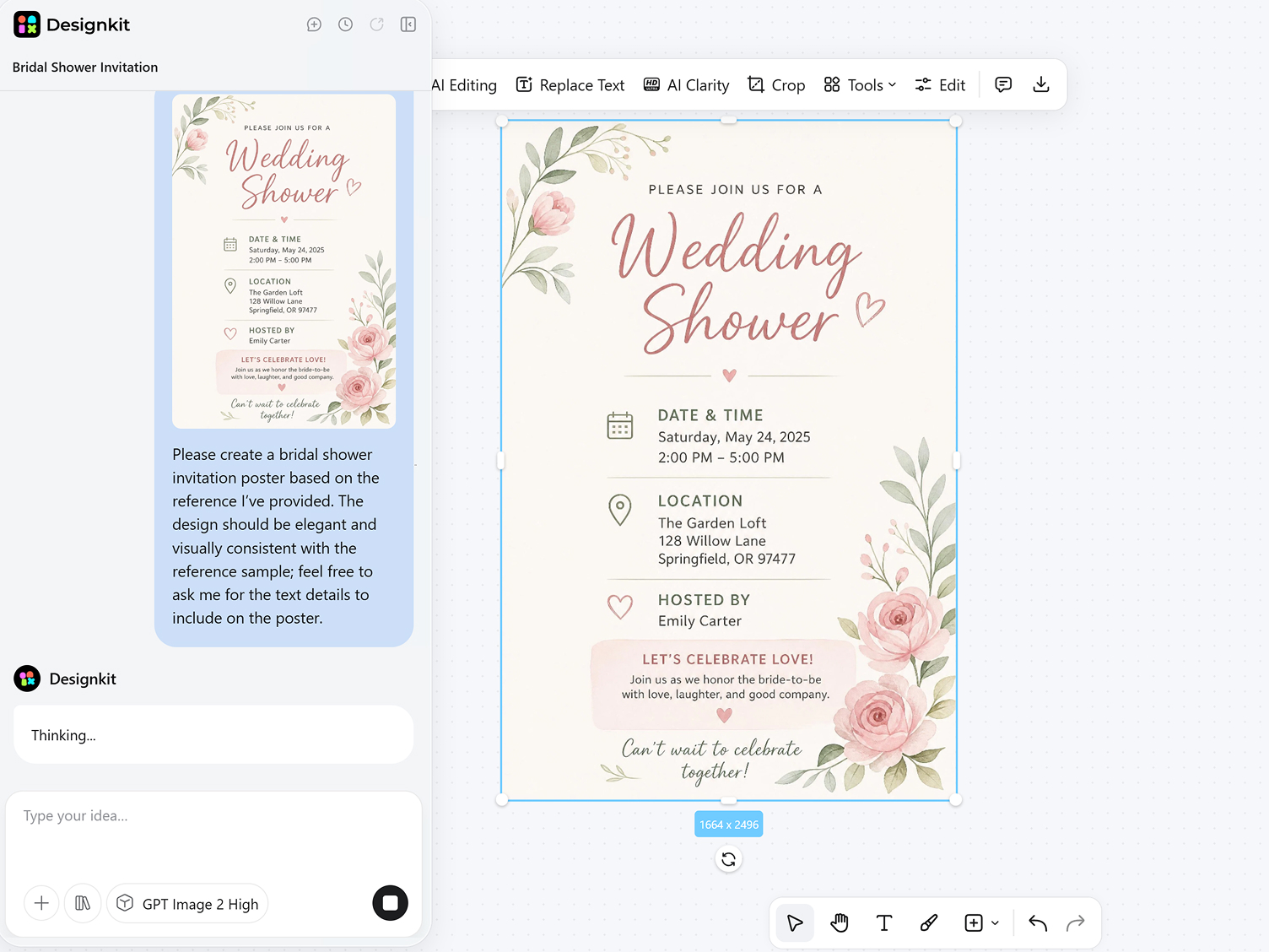 How to Make a Wedding Poster With AI