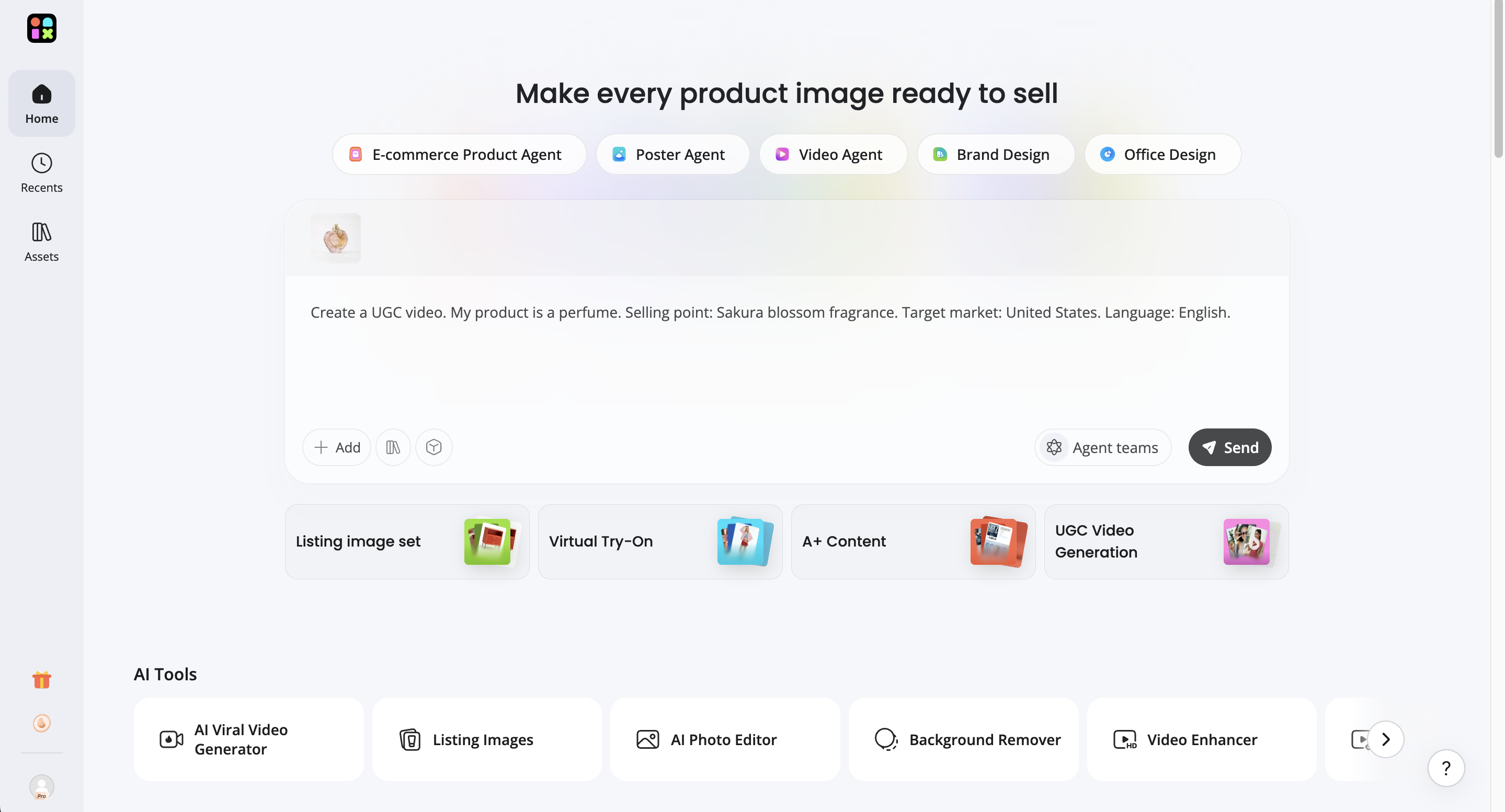 Generate your store visuals or videos