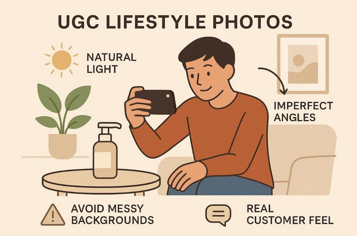 ugc lifestyle product photography