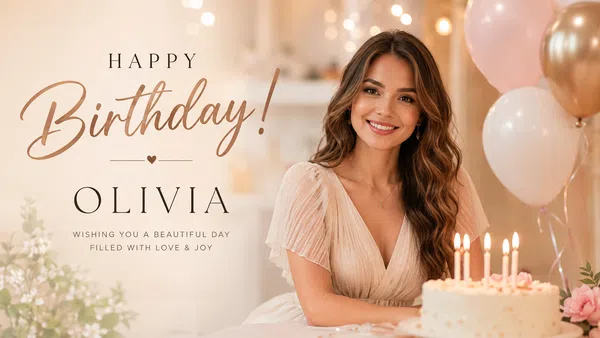 Adult Birthday Poster