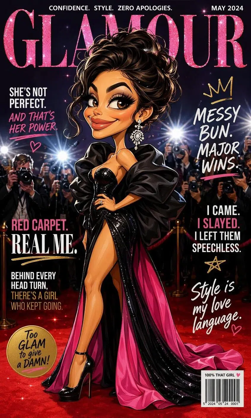 Celebrity Red Carpet Caricature